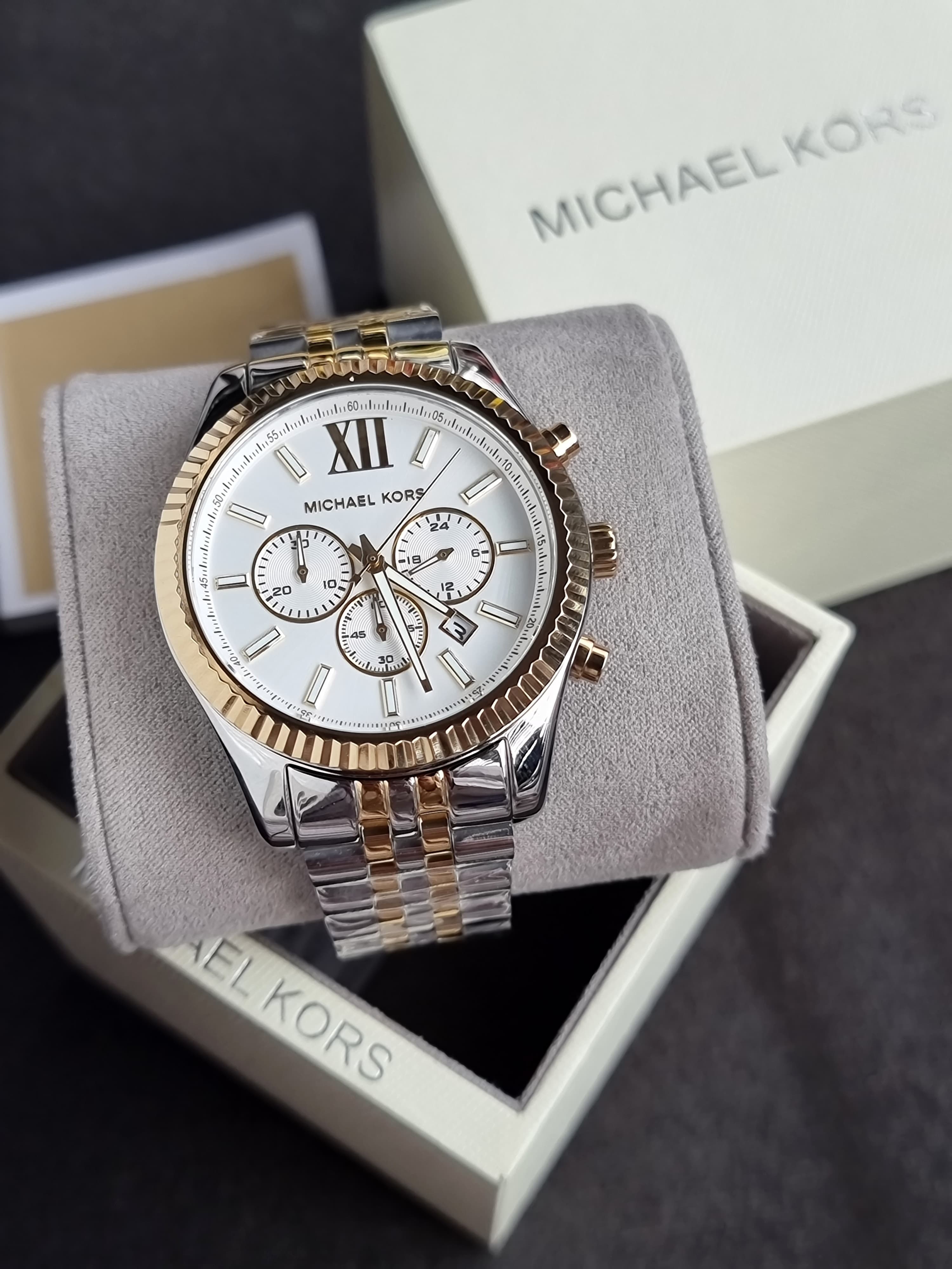 Michael Kors Men’s Chronograph Stainless Steel 44mm Watch MK8344