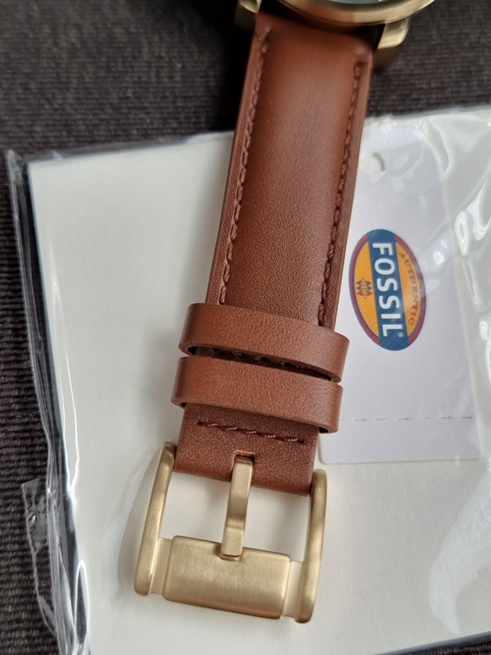Fossil Rhett Multifunction Brown Leather 43mm Men's Watch - BQ2892