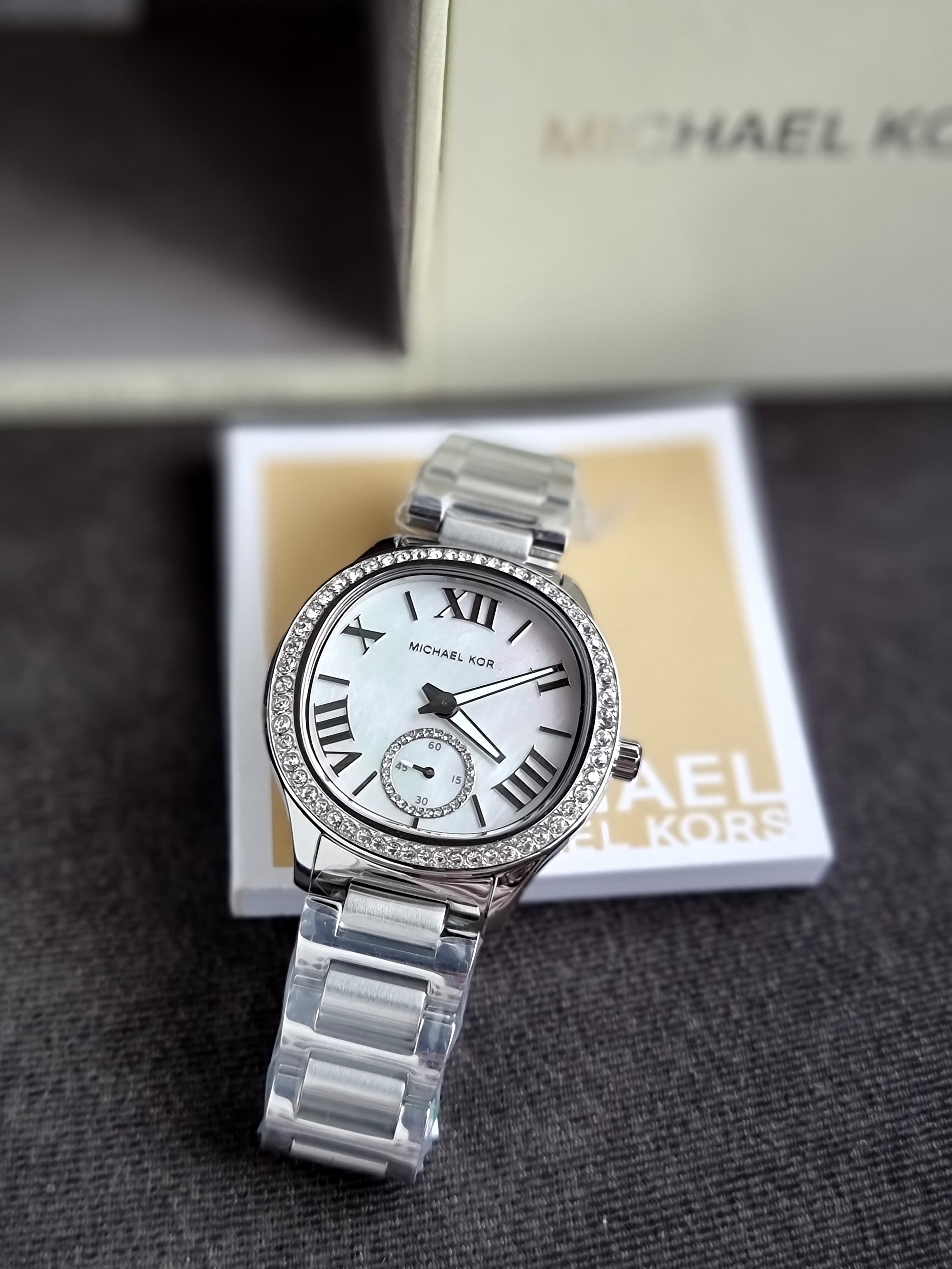 Michael Kors Sage Three-Hand Stainless Steel Watch MK4807