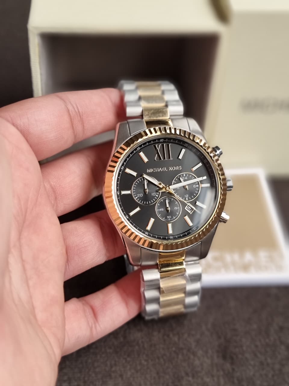 Michael Kors Lexington Multicolor Quartz Stainless Steel Watch MK9207 (WITHOUT TAG)