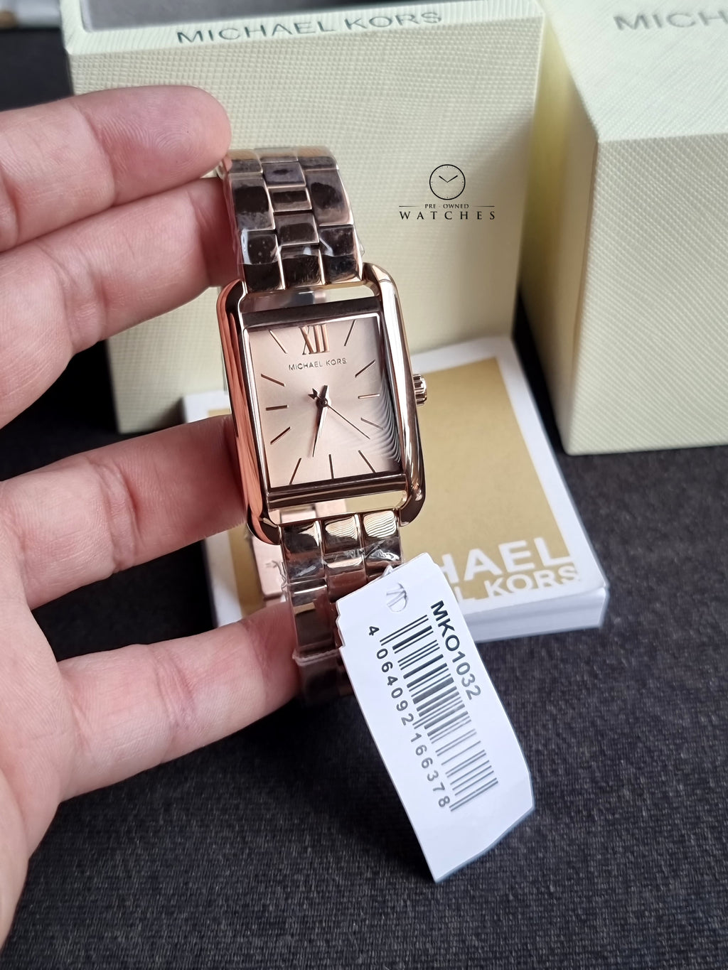 Michael Kors Essex Rose Gold Quartz Stainless Steel Watch MKO1032