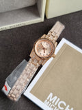 Michael Kors Lexington 19mm Rose Gold Tone Analogue Watch MK4863