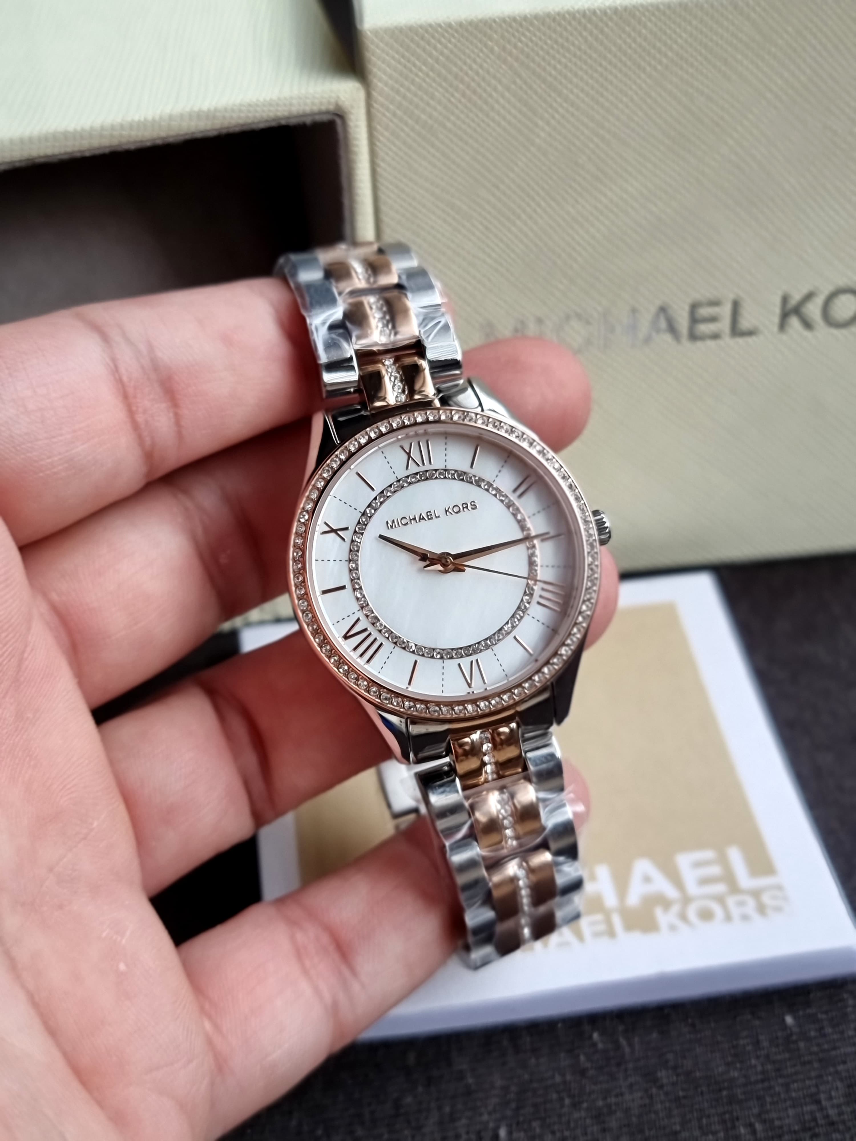 Michael Kors Lauryn Stainless Steel Women’s White Dial Women’s Watch MK3979