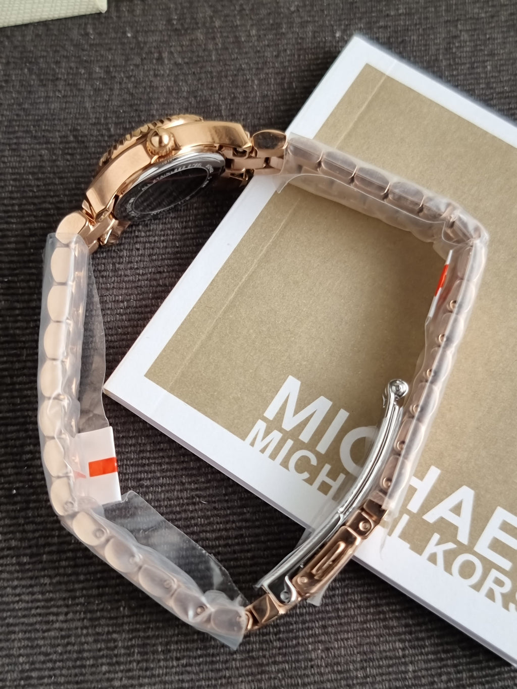 Michael Kors Lexington 19mm Rose Gold Tone Analogue Watch MK4863