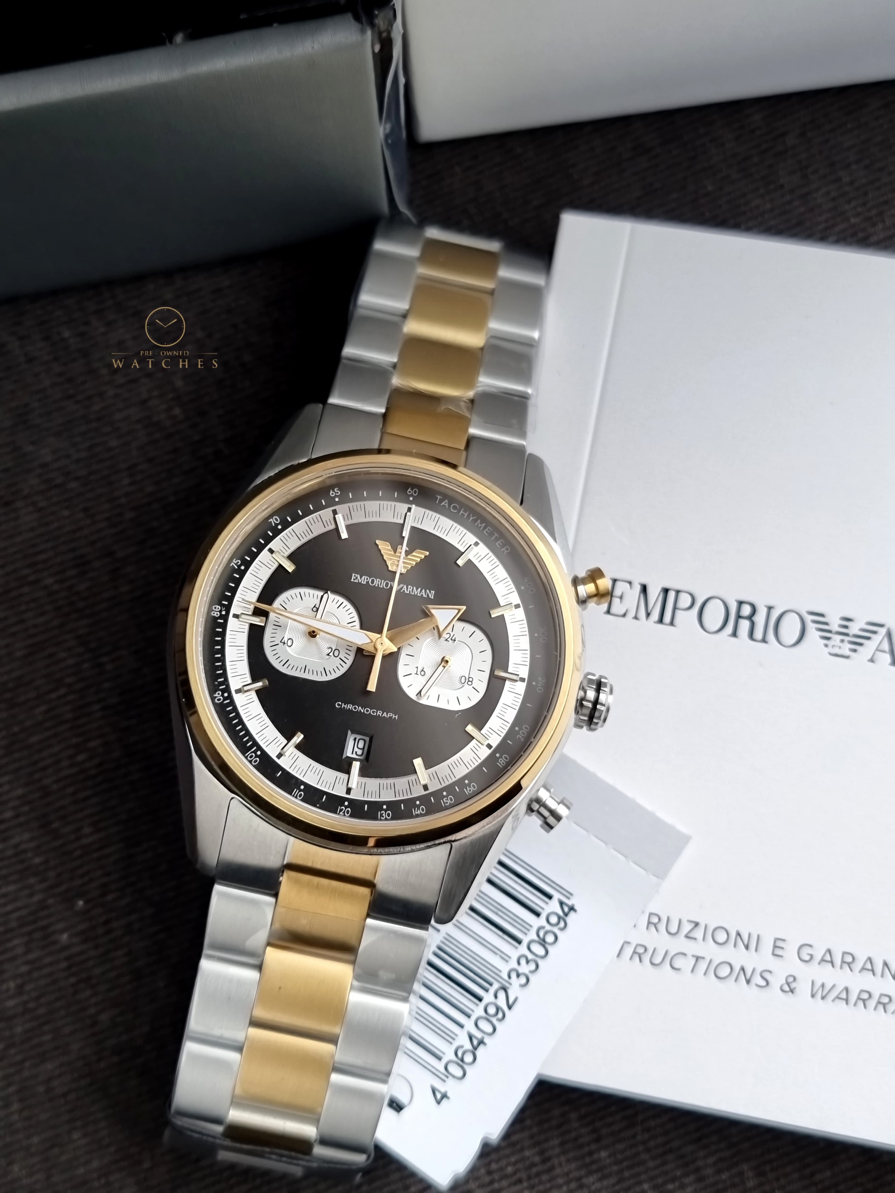 Emporio Armani Multicolor Quartz Stainless Steel Watch AR11678