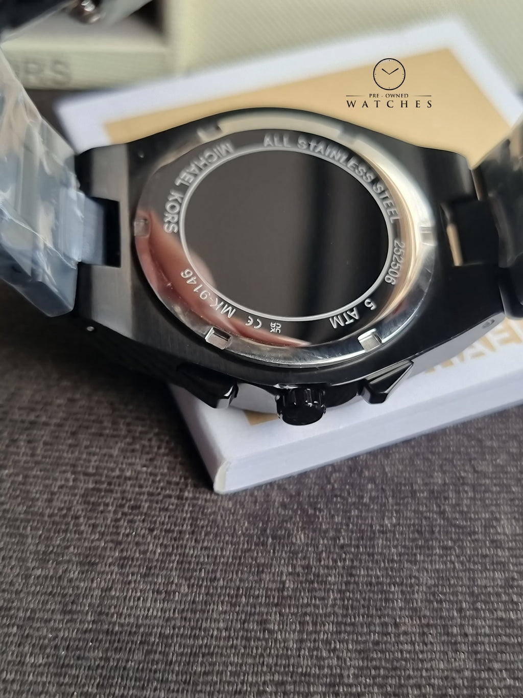 Michael Kors Lennox Chronograph Quartz Black Dial Watch
MK9146