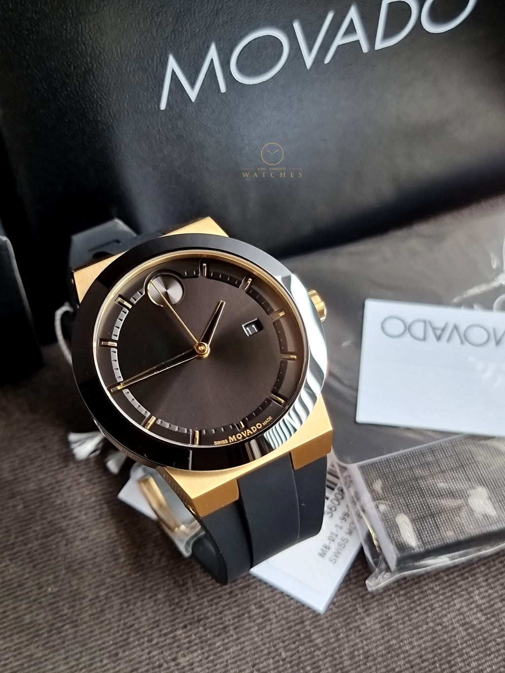 Movado Bold Fusion Quartz Black 42mm Dial Men's Watch 3600850