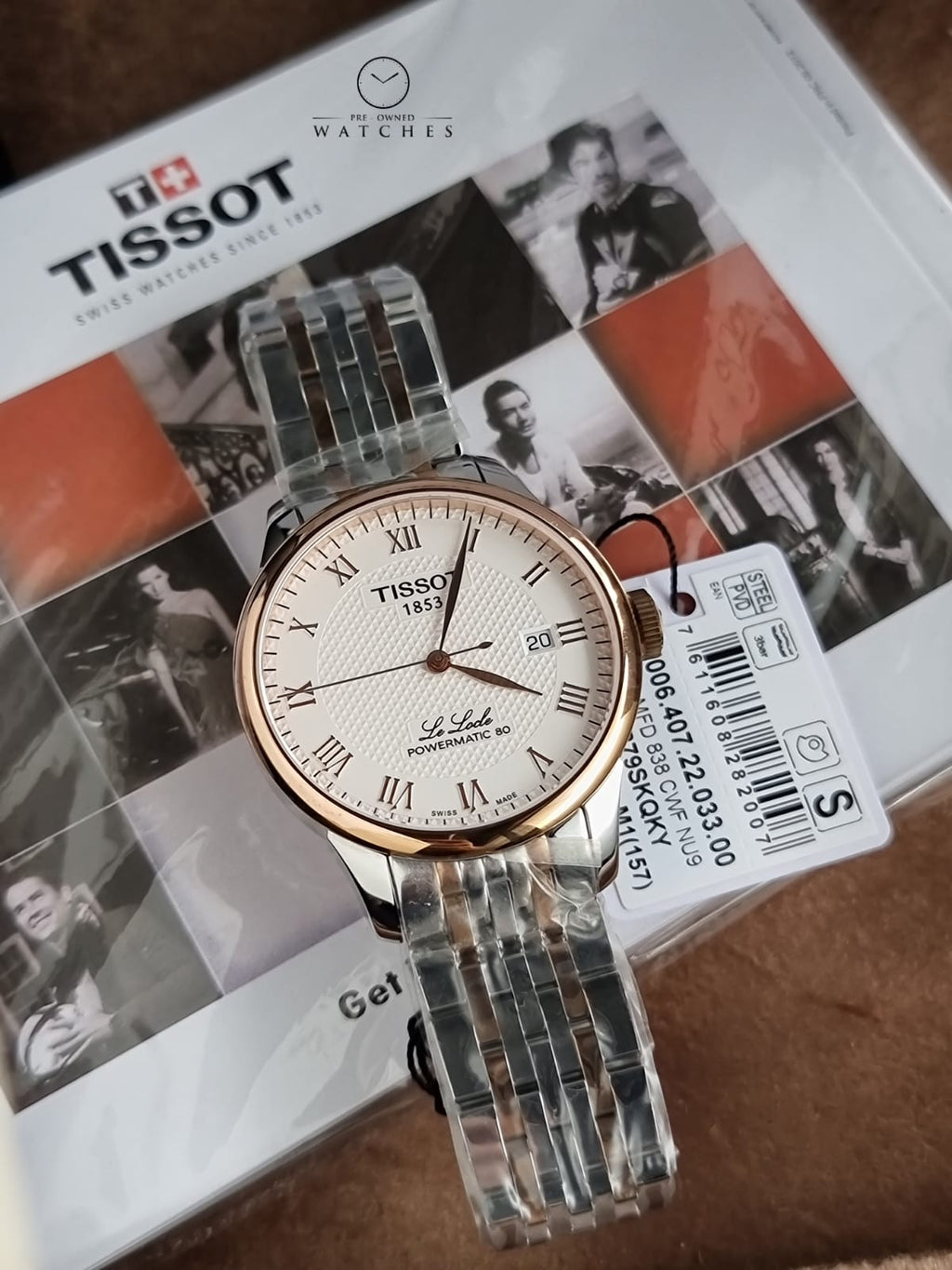 Tissot T-Classic Automatic Silver 39.3mm Dial Men's Watch
T006.407.22.033.00