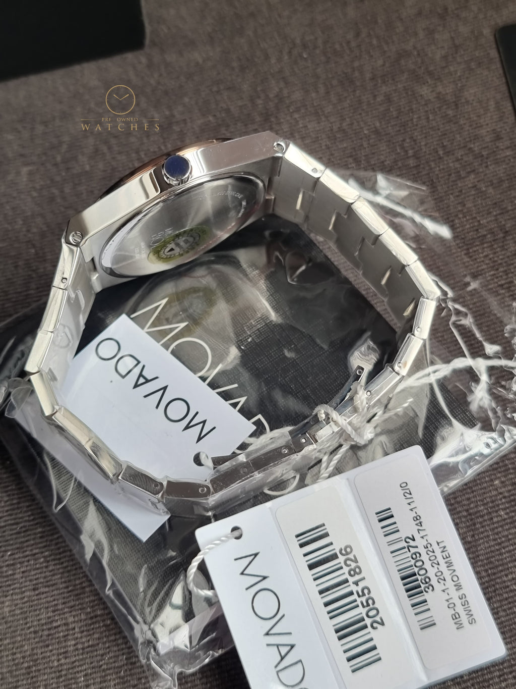 Movado Bold Quest 40mm White Dial Two-Tone Stainless Steel Men's Watch 3600972