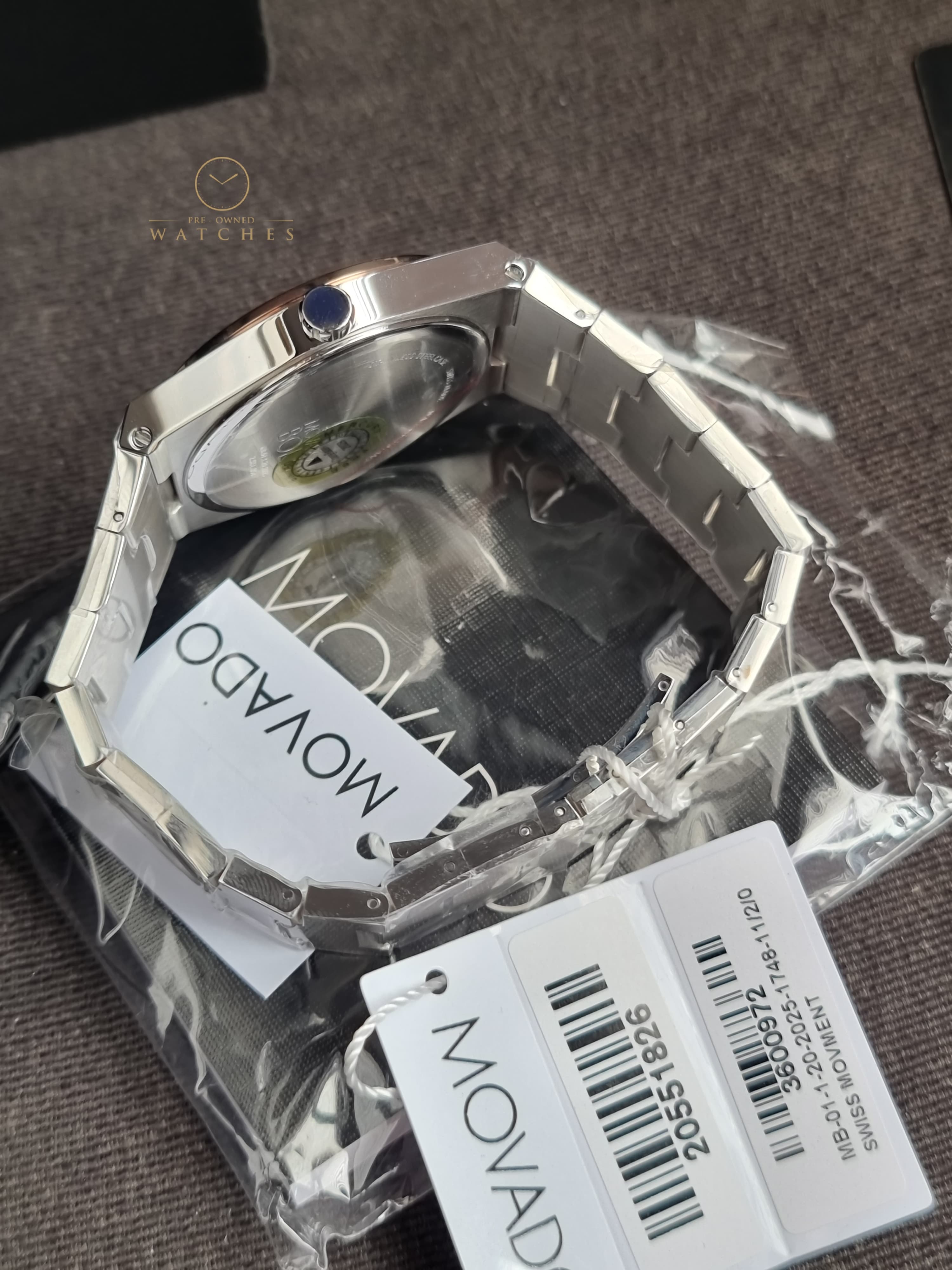 Movado Bold Quest 40mm White Dial Two-Tone Stainless Steel Men's Watch 3600972