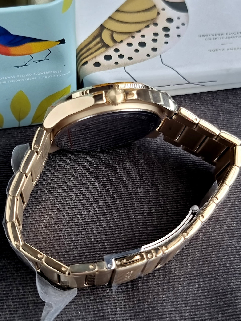 Fossil BQ2611 Evanston Multifunction Gold-Tone Stainless Steel Watch
