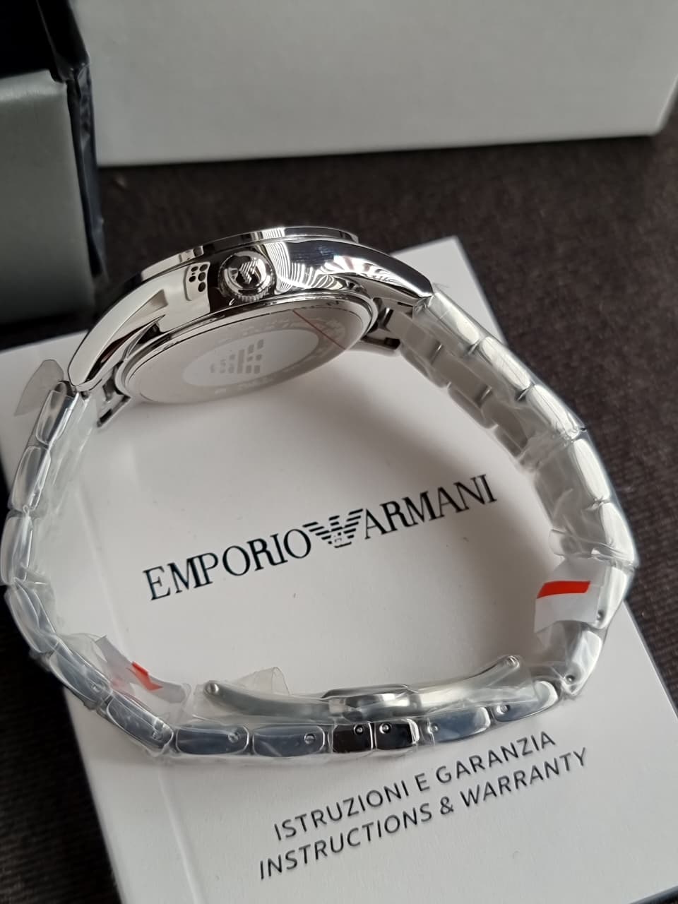 Emporio Armani 36mm Analog Red Dial Women's Watch-AR11544