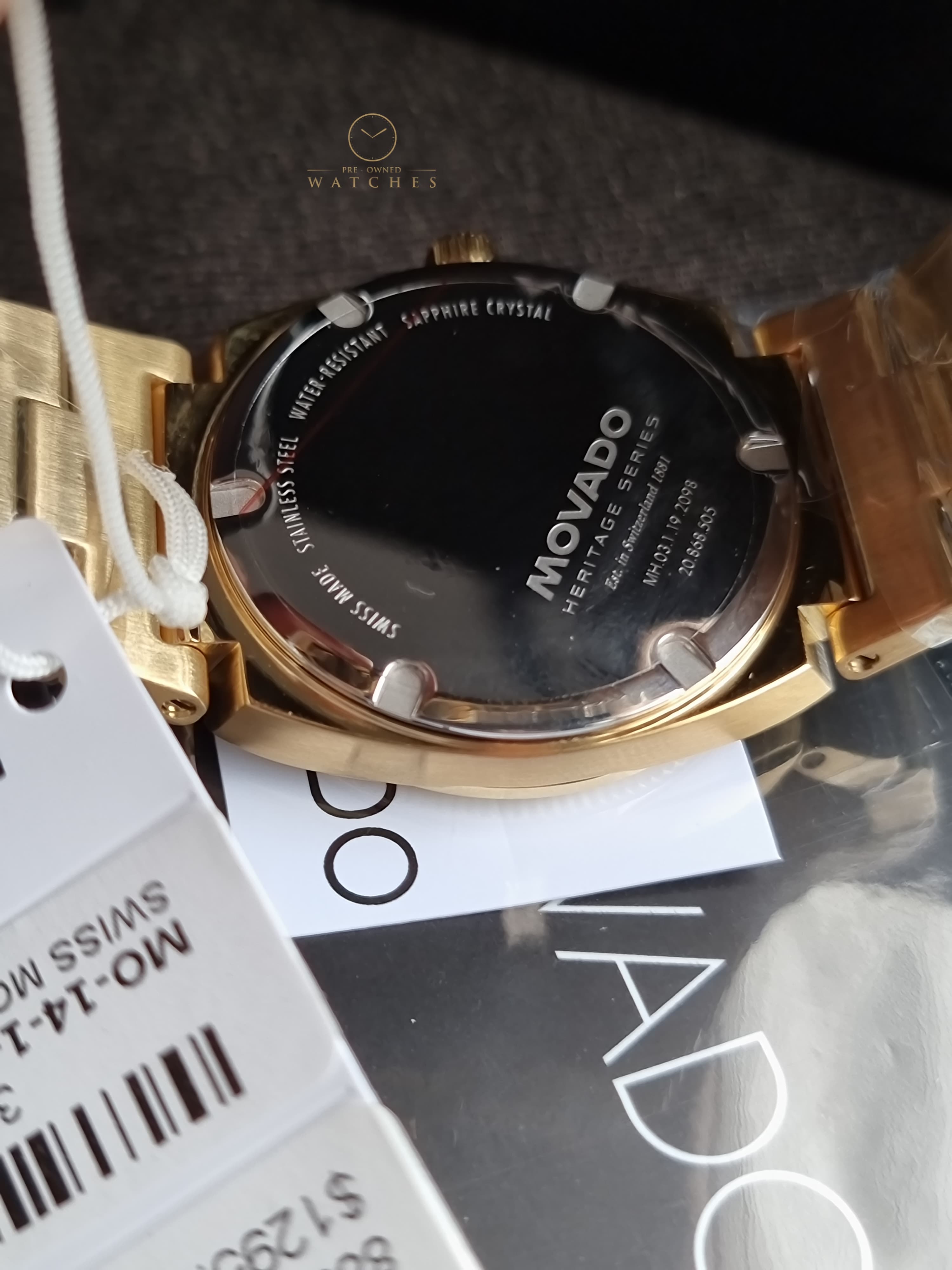 Movado Heritage Series Ondoplan 36mm Men's Watch
3650217