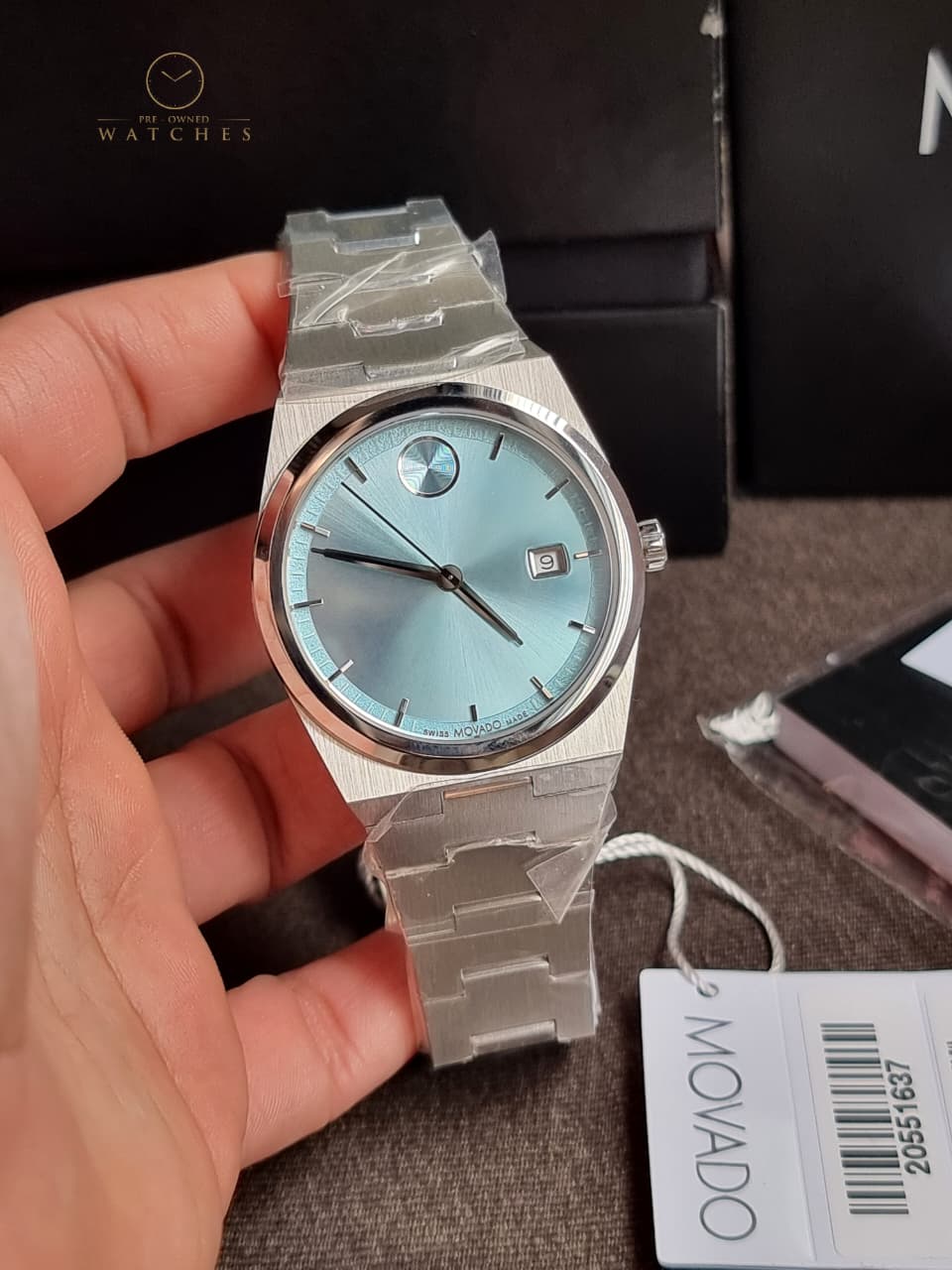 Movado Bold Quest Blue Dial Quartz 40mm Watch 3601243