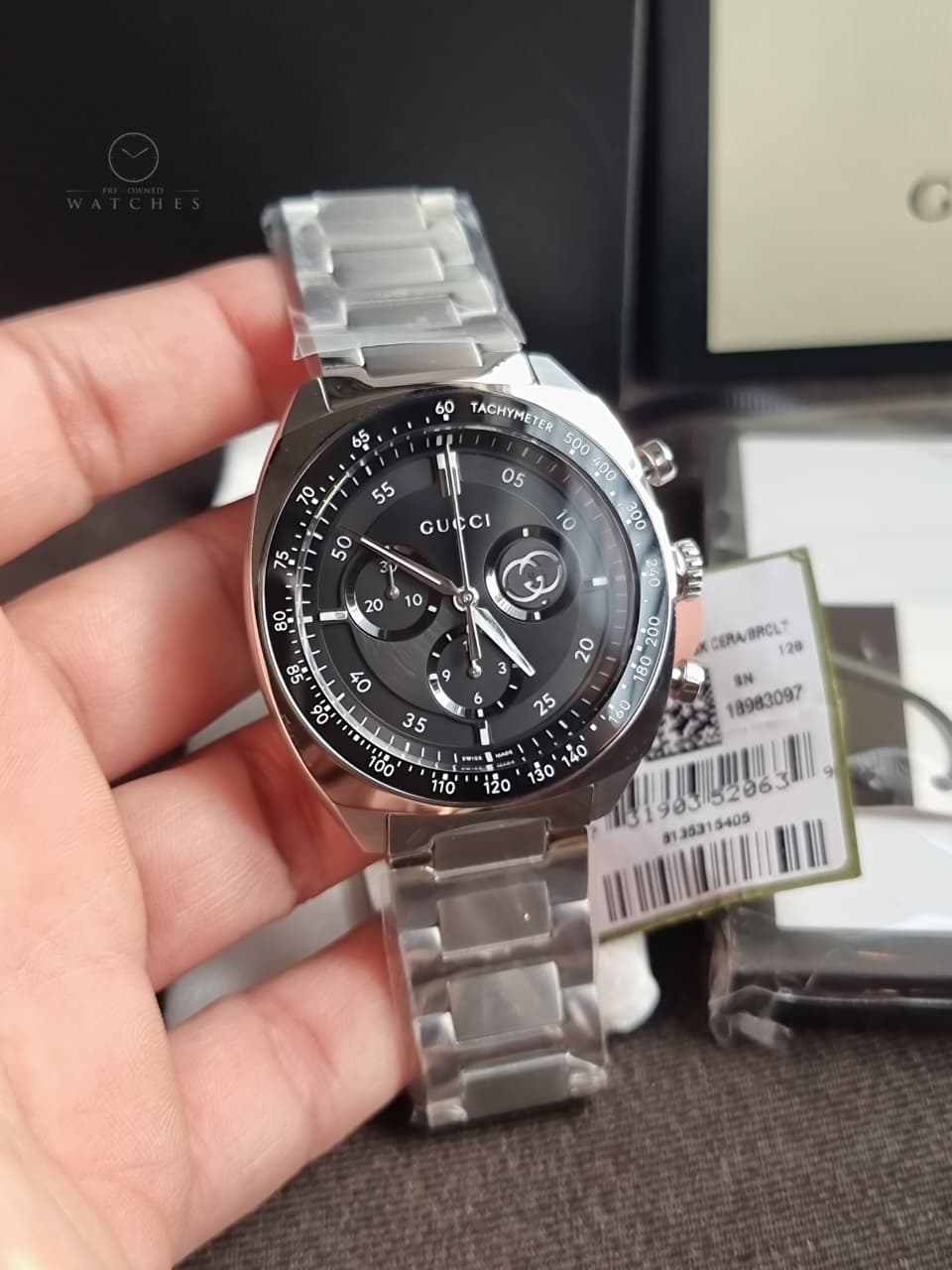 Gucci
Interlocking G Chronograph Quartz Black Dial Men's
YA142316