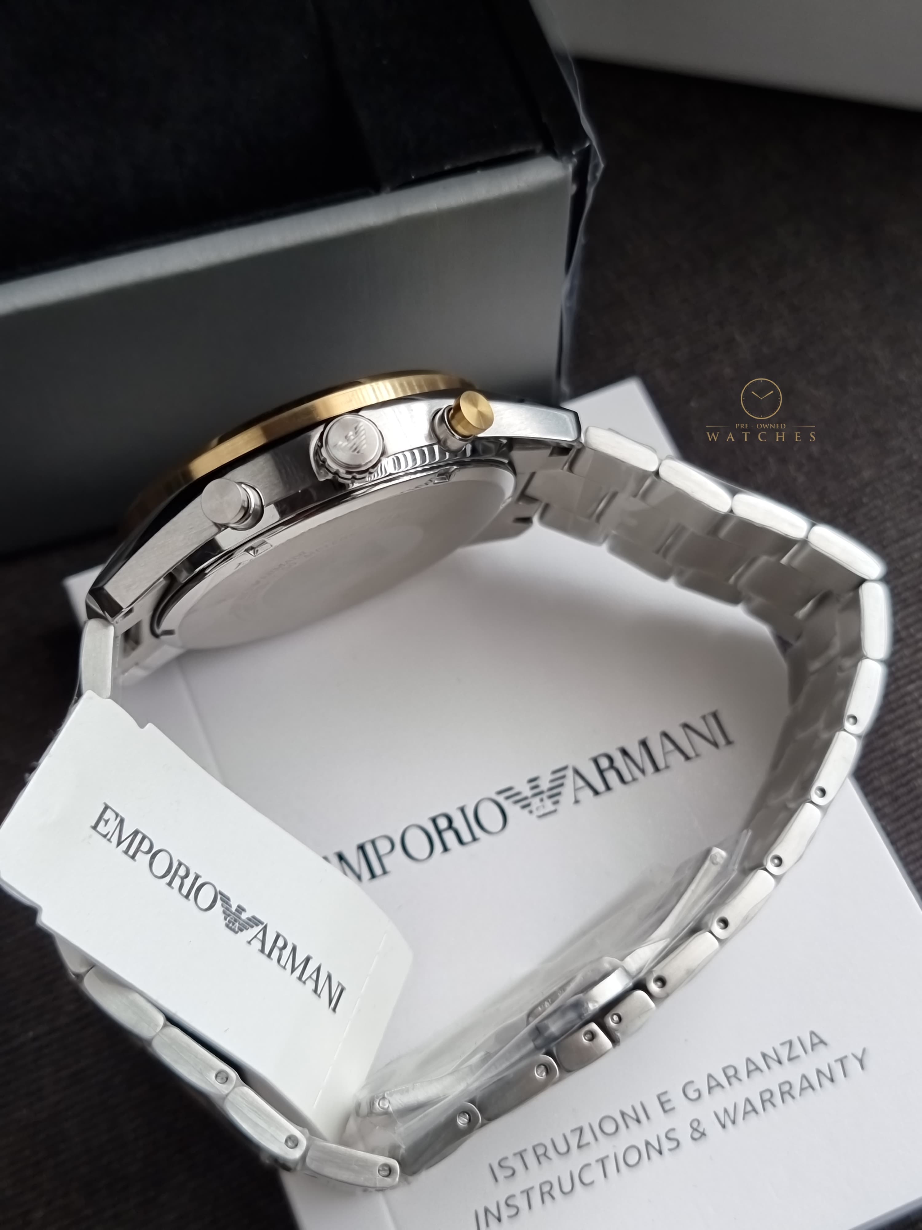Emporio Armani Multicolor Quartz Stainless Steel Watch AR11678