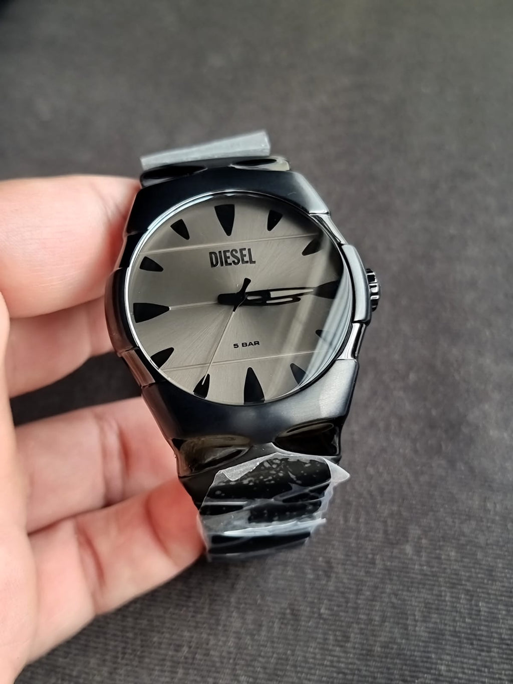Diesel D-Sruptor Three-Hand DZ2213 Black Stainless Steel Watch