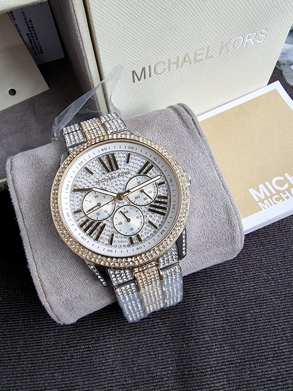 Michael Kors Outlet Brynn, Multicolor Stainless Steel Watch MK6934