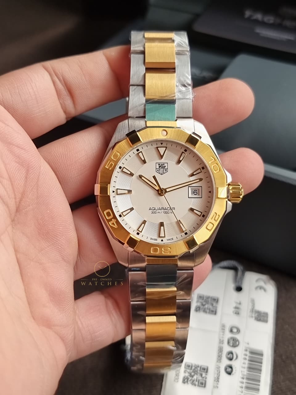 TAG Heuer Aquaracer Quartz, 41 mm, Steel and Gold WAY1120.BB0930