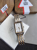 Fossil Women's Raquel Three-Hand Date Silver and Gold Two-Tone Stainless Steel Bracelet Watch ES5368(with out tag)