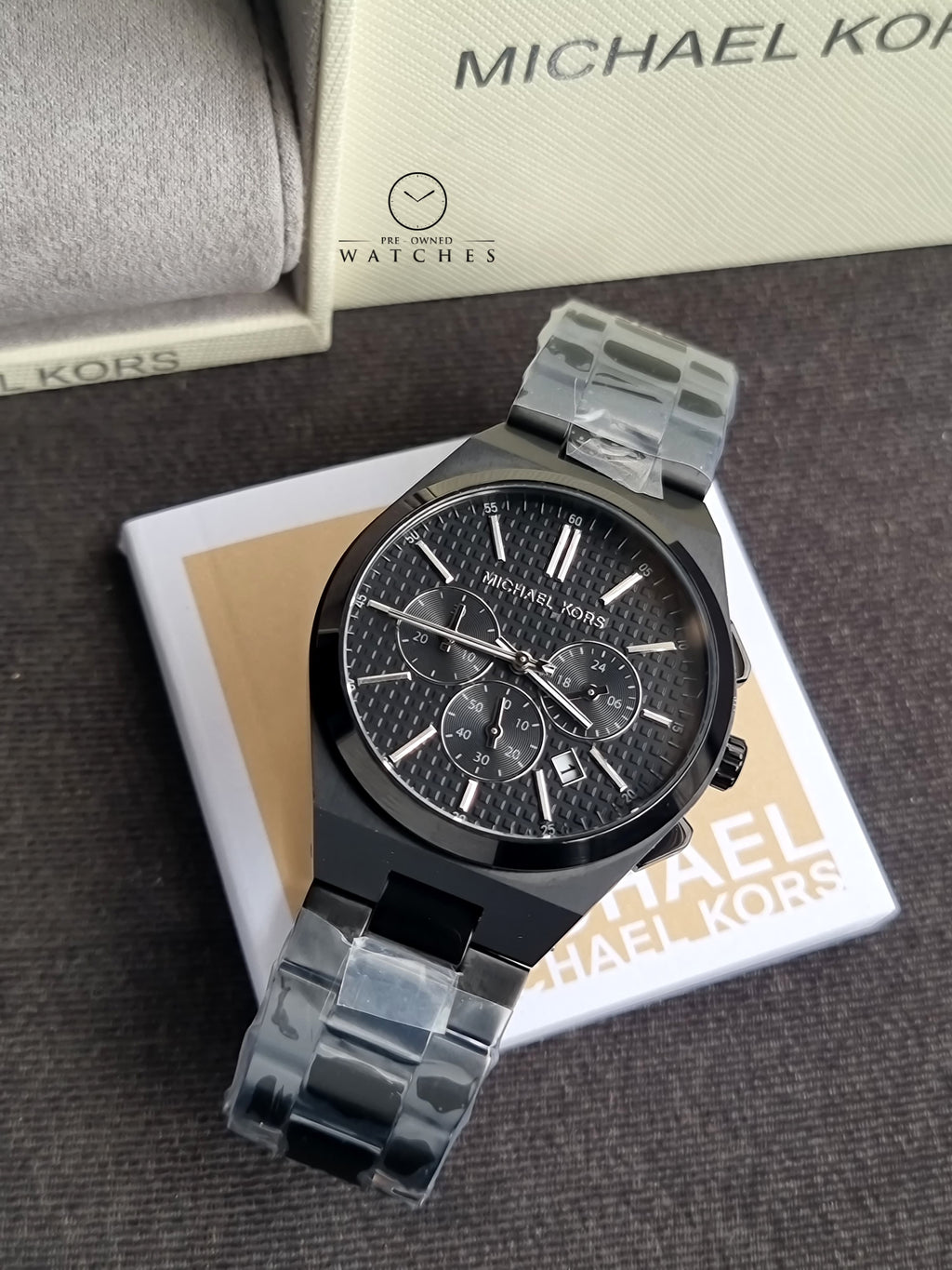 Michael Kors Lennox Chronograph Quartz Black Dial Watch
MK9146