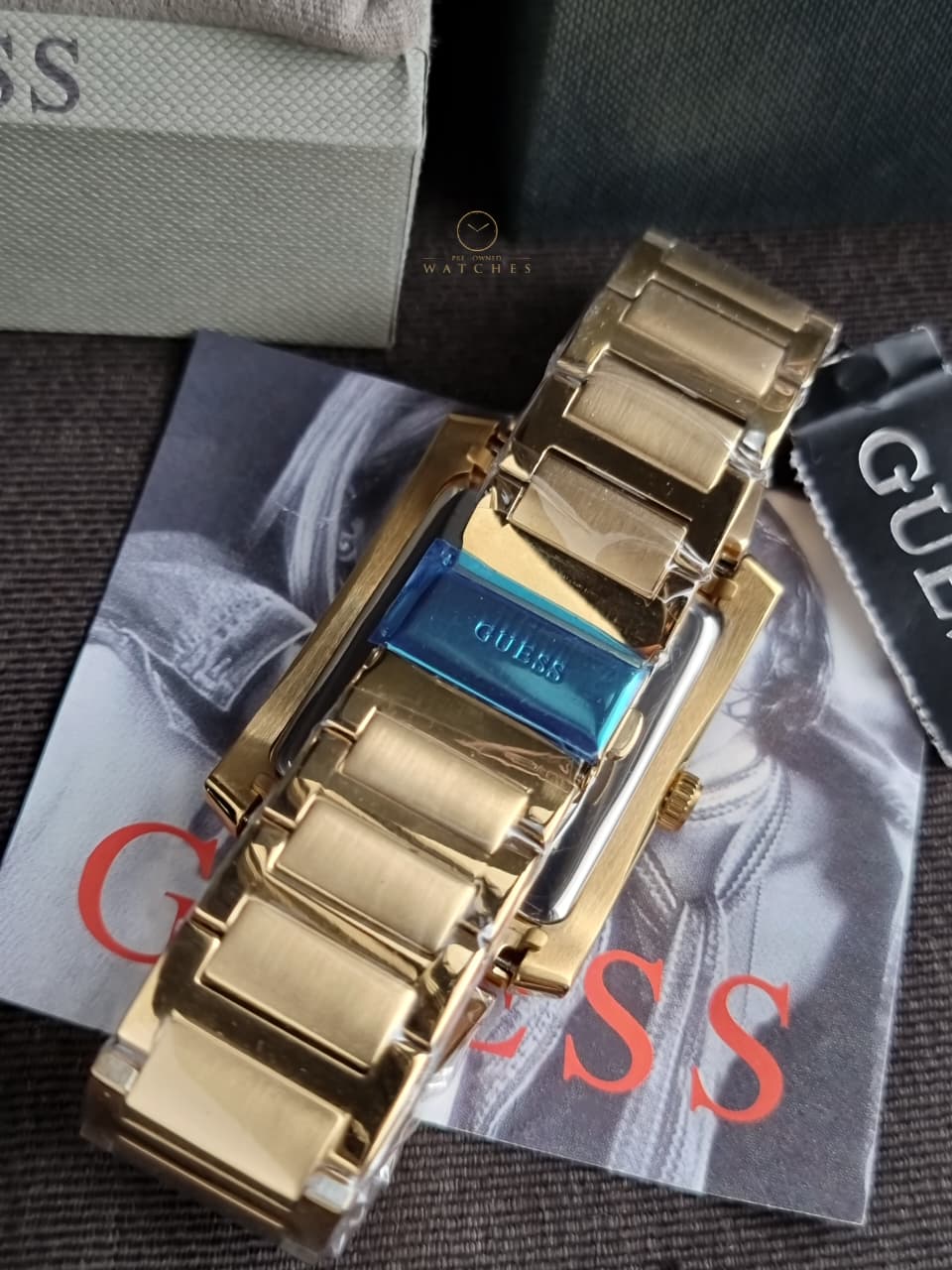Guess Men's Analogue Quarz Watch with Stainless Steel Strap GW0896G2