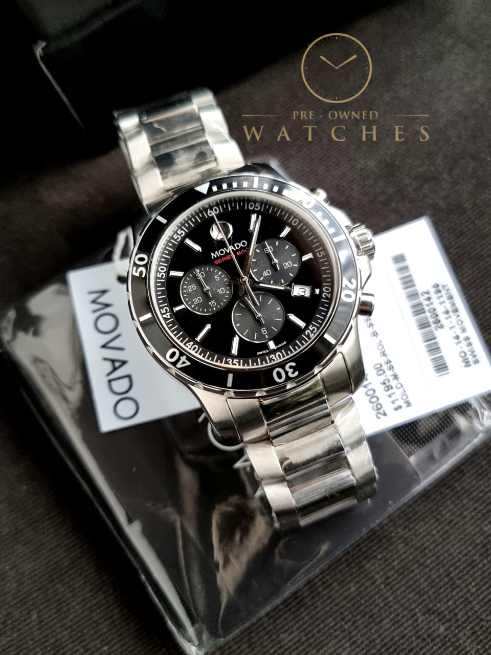 Movado Series 800 Men's Watch 42mm Stainless Steel 2600142