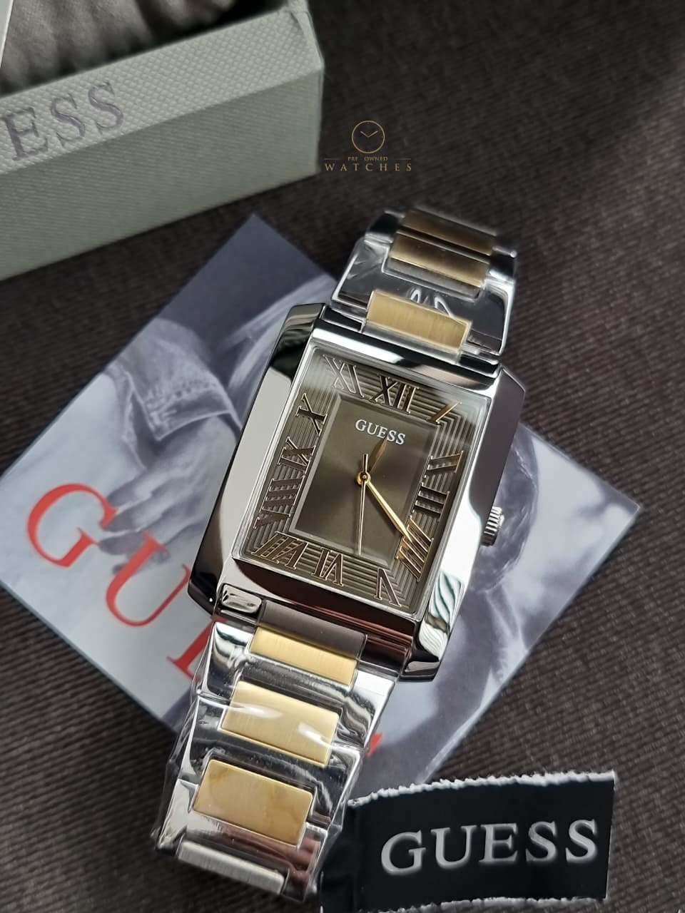 Guess Mens 34mm Quartz Watch – GW0896G3