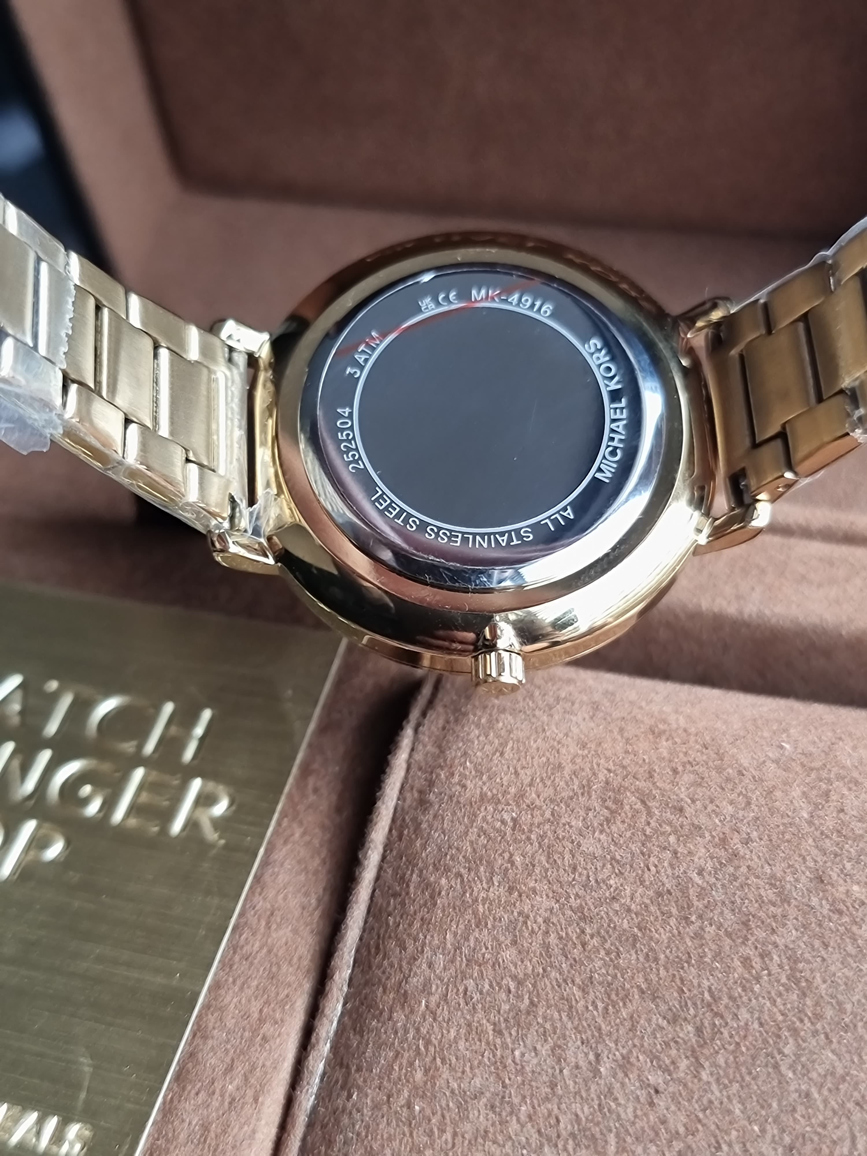 Michael Kors Pyper Quartz Crystal Black Dial Ladies Watch Mk4916