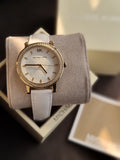 Michael Kors Women’s Quartz White Leather Strap White Dial 38mm Watch MK7551