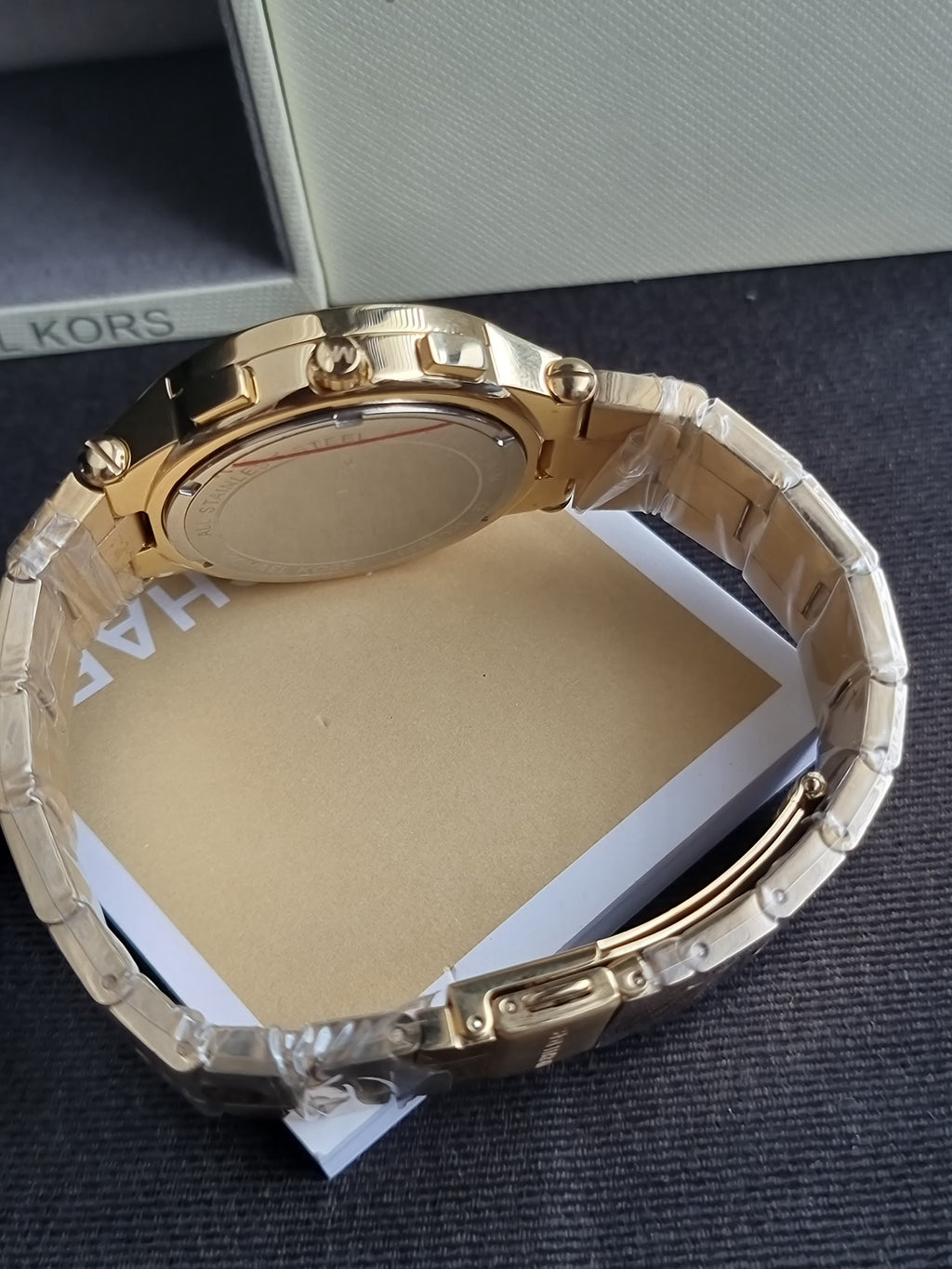 Michael Kors
Wyatt Chronograph White Dial Gold Ion-plated Ladies Watch-MK5933