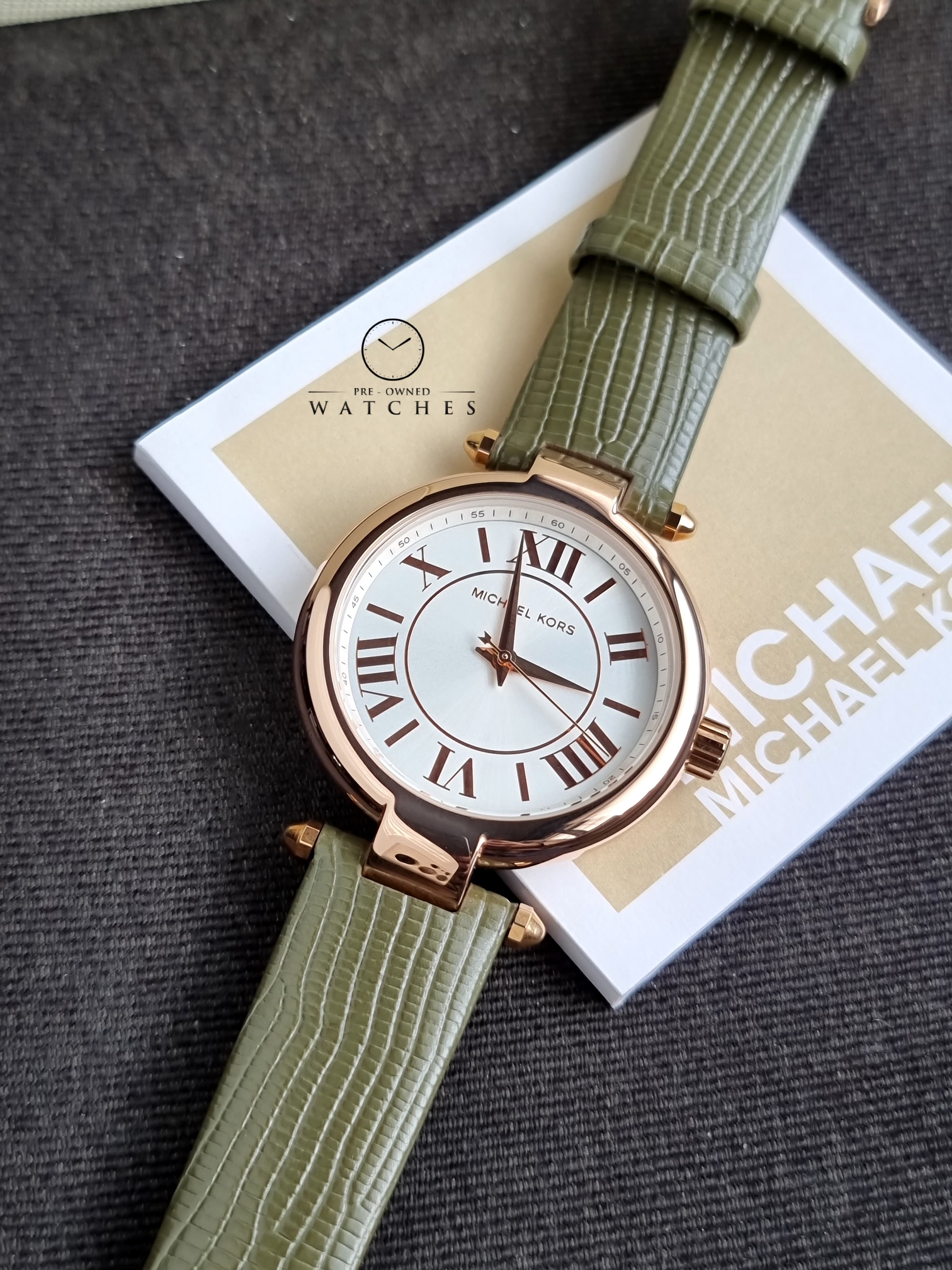 Michael Kors MK4728 Laney 38mm Women's Green Watch