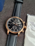 Fossil Rhett Multifunction 43mm Black Leather Watch
BQ2893