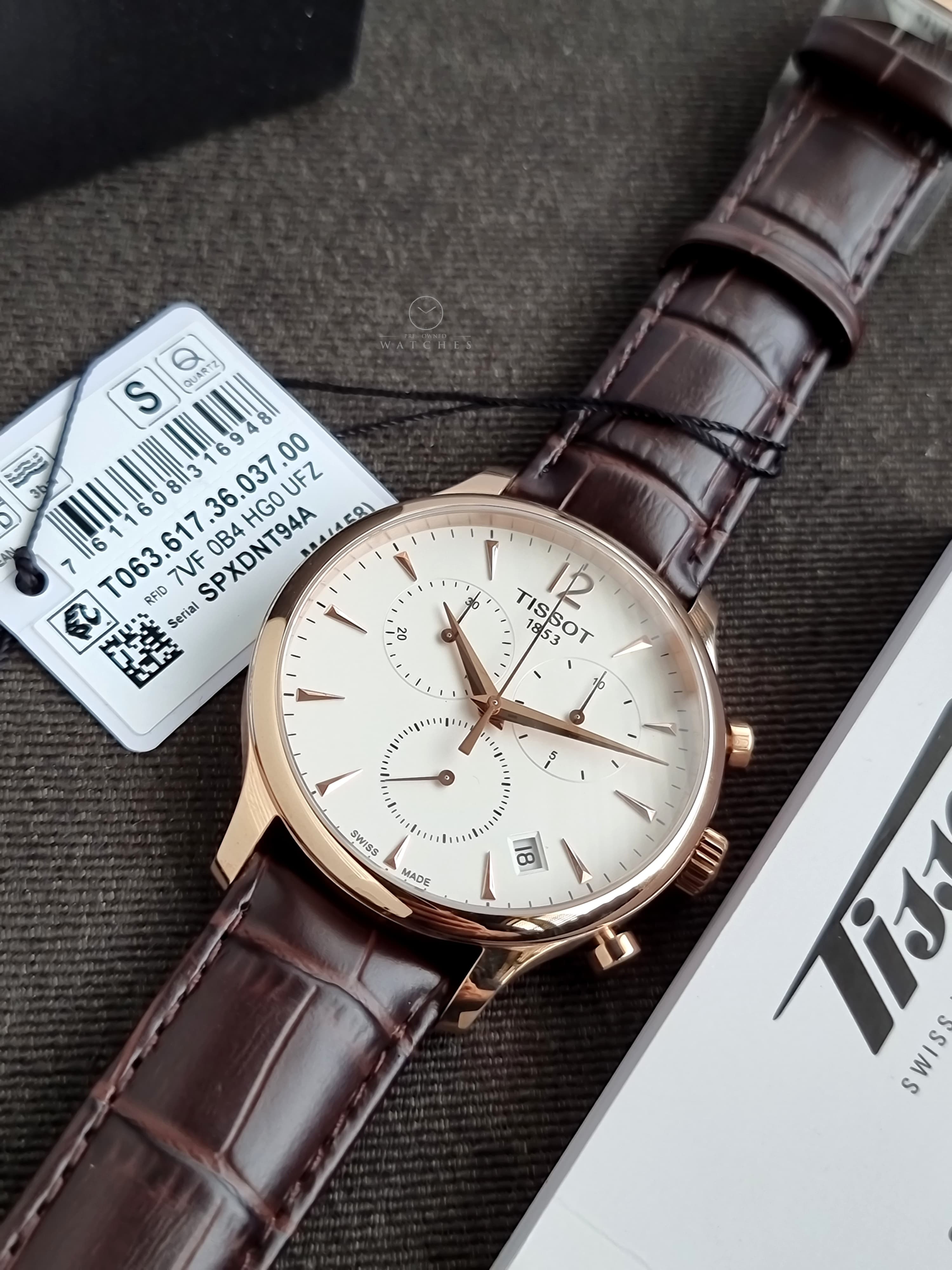 Tissot Tradition Classic Chronograph 42mm Men's Watch T063.617.36.037.00