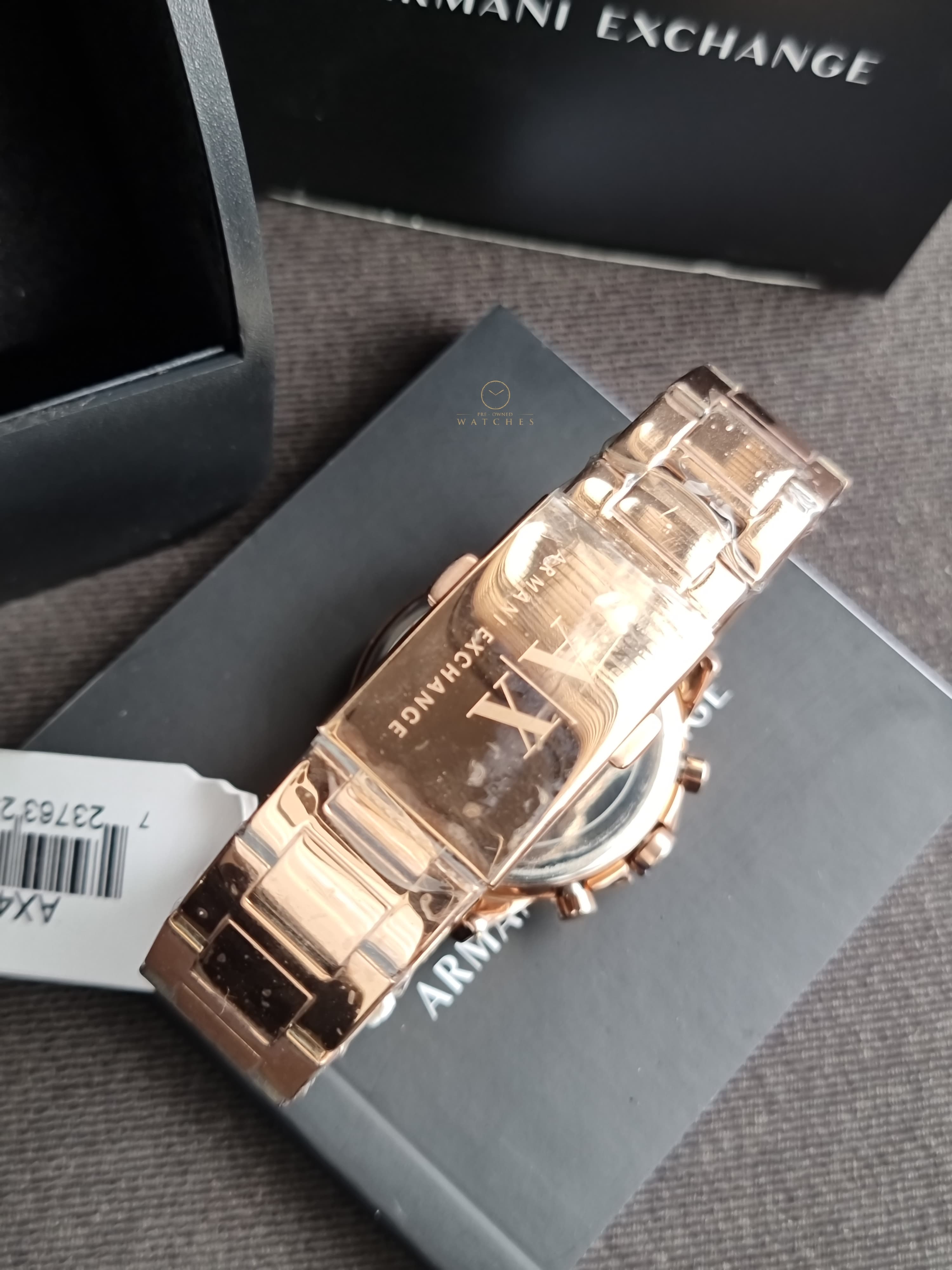 Armani Exchange Women’s Quartz Rose Gold Stainless Steel Rose Gold Dial 36mm Watch AX4326