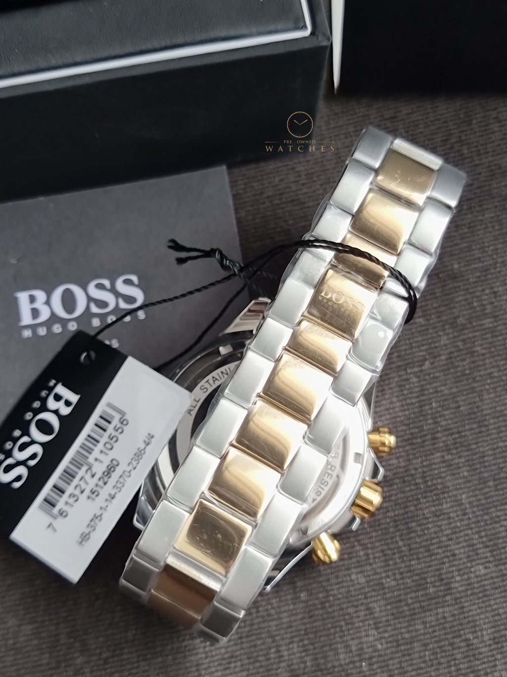 Hugo Boss Men’s Chronograph Two-Tone Silver Watch 1512960