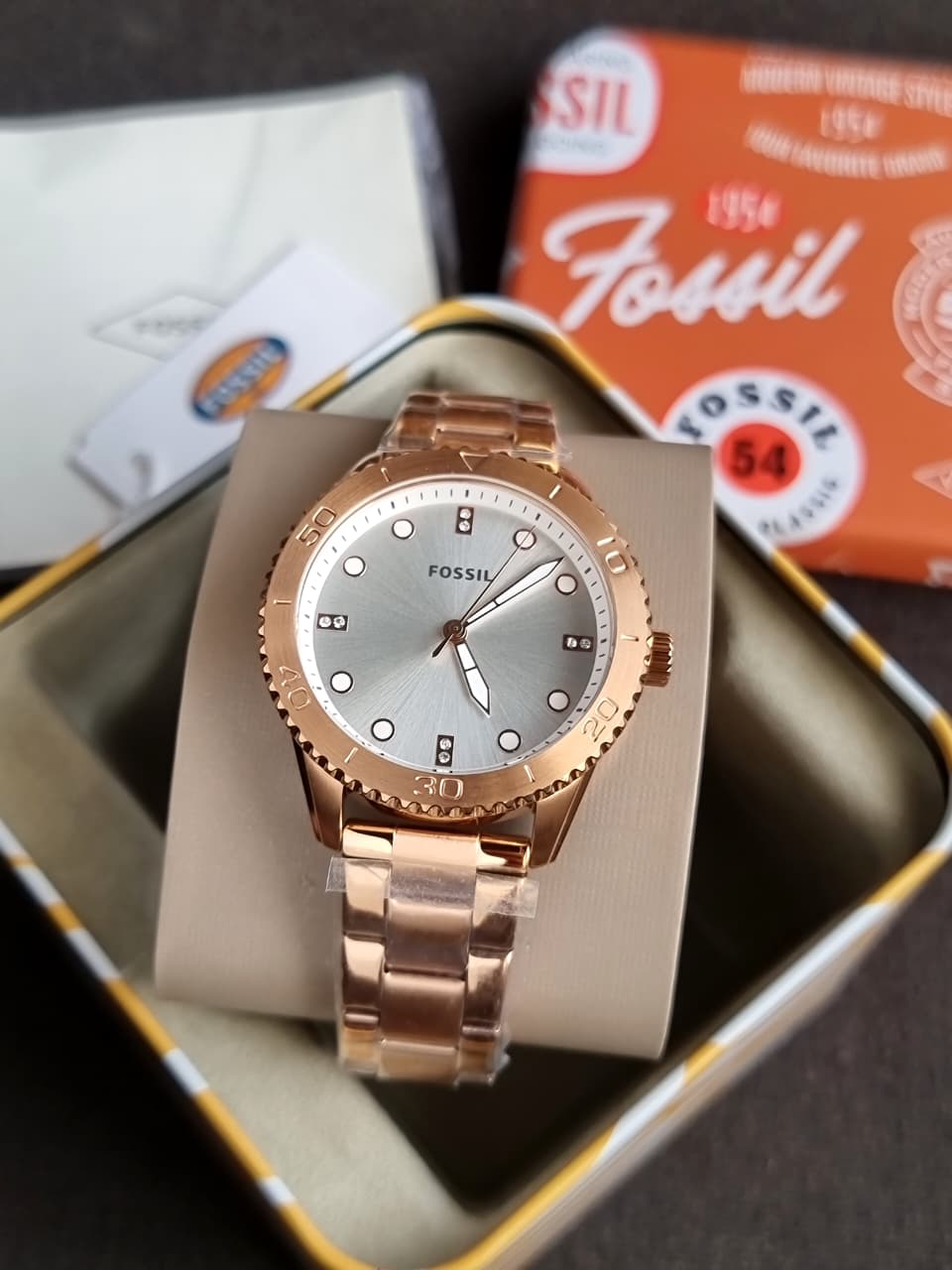 Fossil Dayle Women's Three-Hand Two-Tone Stainless Steel Watch - BQ3886