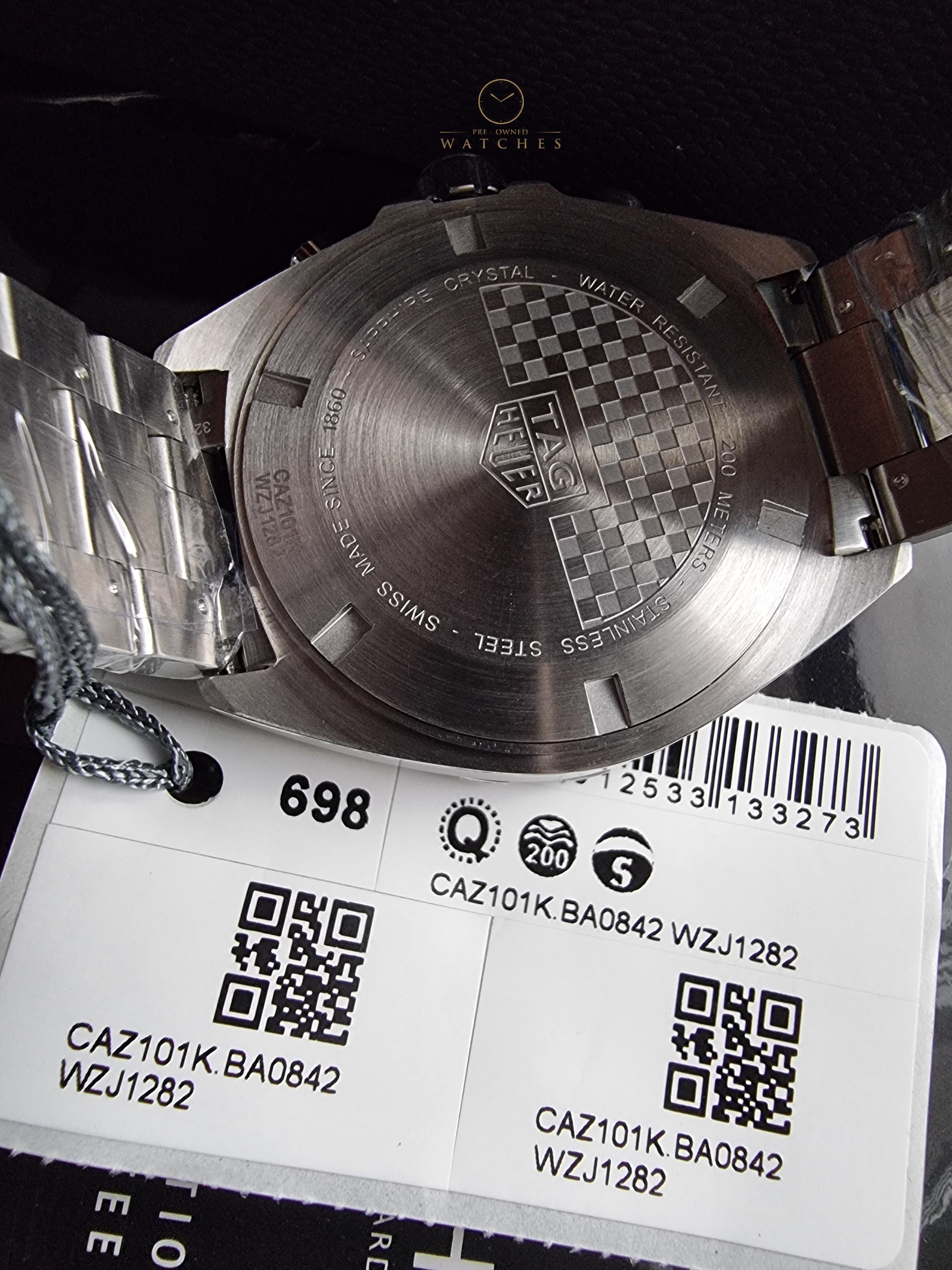 Tag Heuer
Formula 1 Quartz Chronograph Blue Dial 43mm Stainless Steel Men's Watch CAZ101K.BA0842
