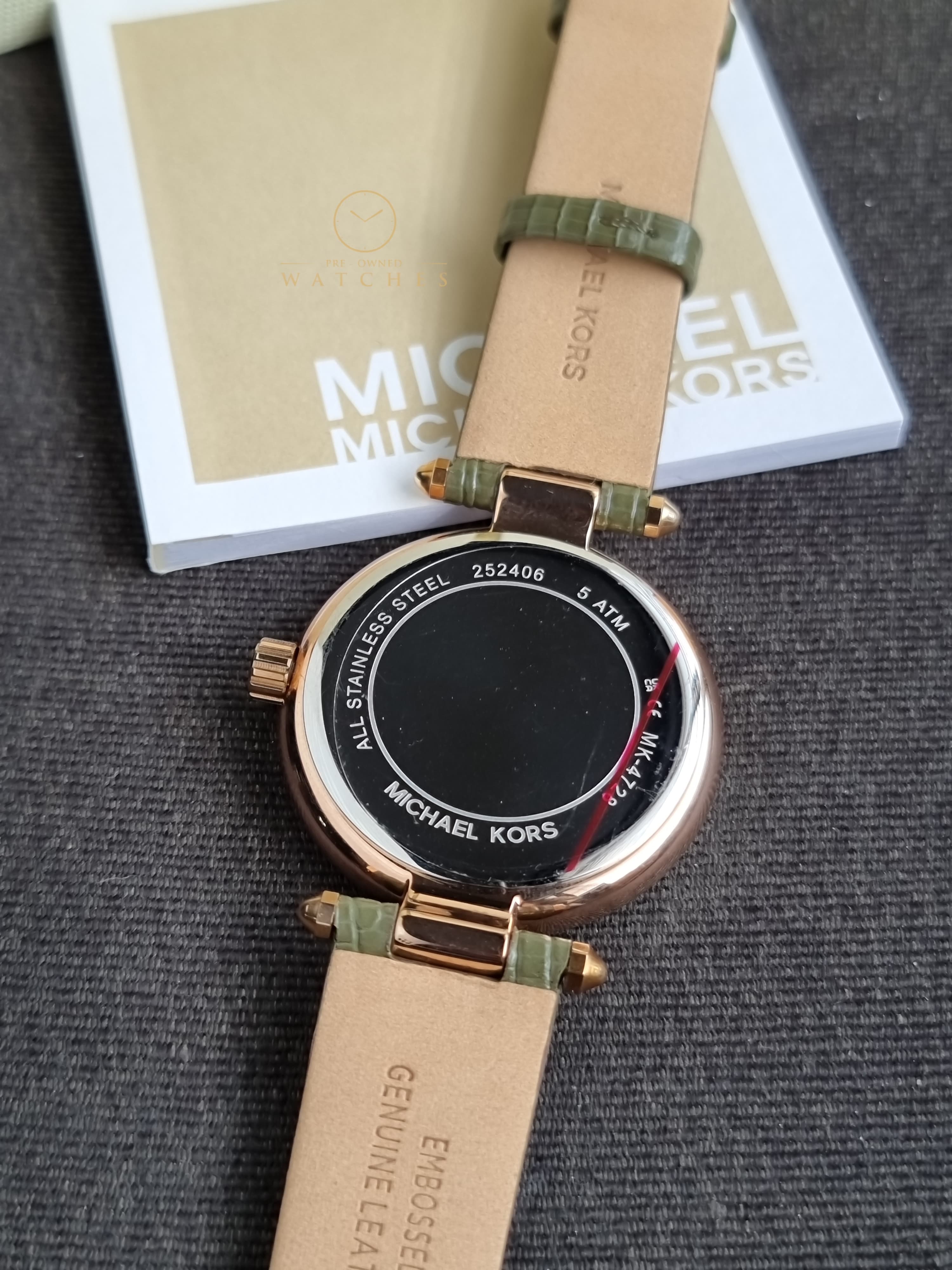 Michael Kors MK4728 Laney 38mm Women's Green Watch