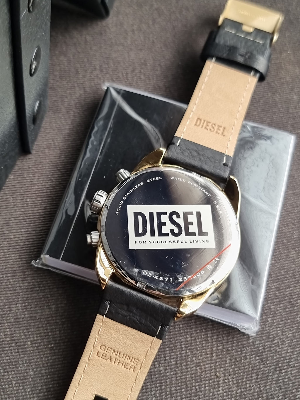 Diesel Spiked Stainless Steel Chronograph Men's Watch DZ4671