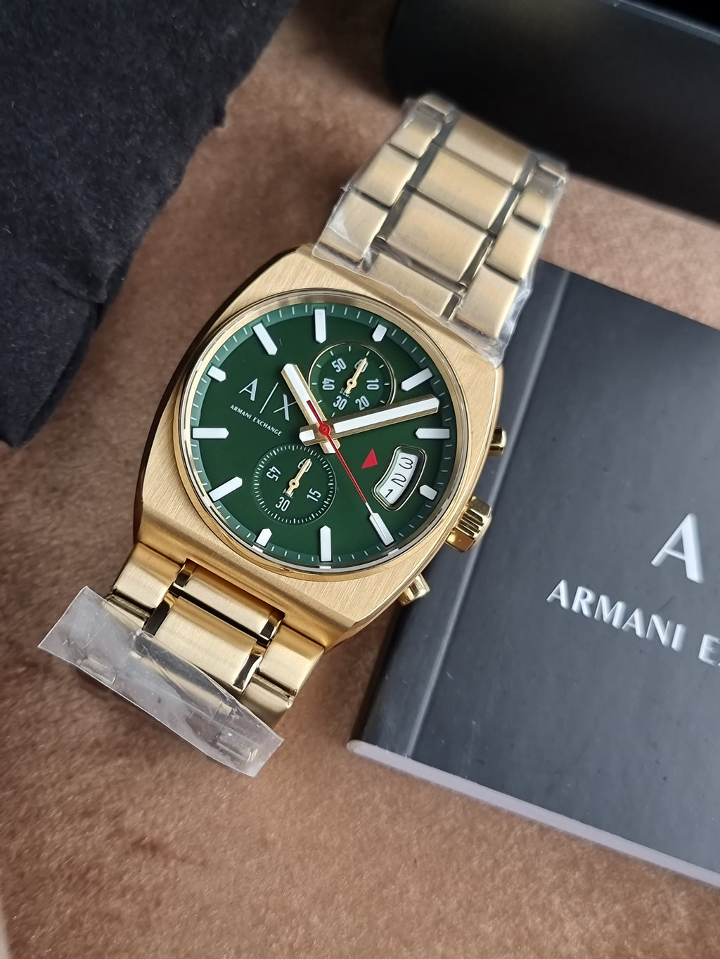 Armani Exchange
Oliver Chronograph Quartz Green Dial 40mm Men's Watch
 AX2822