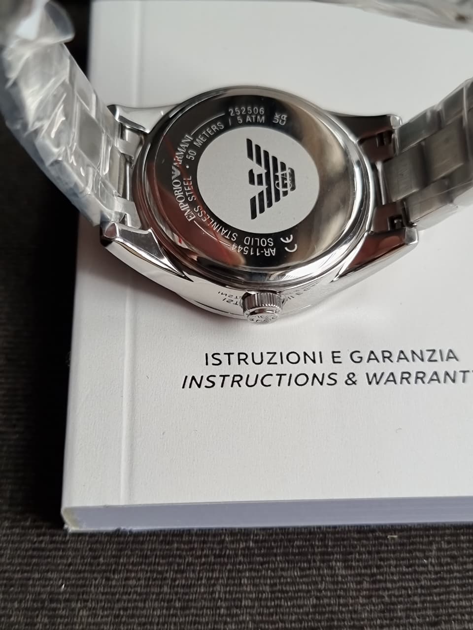 Emporio Armani 36mm Analog Red Dial Women's Watch-AR11544