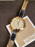 Michael Kors MK4309 Women's Runway Quartz Gold Dial Watch
