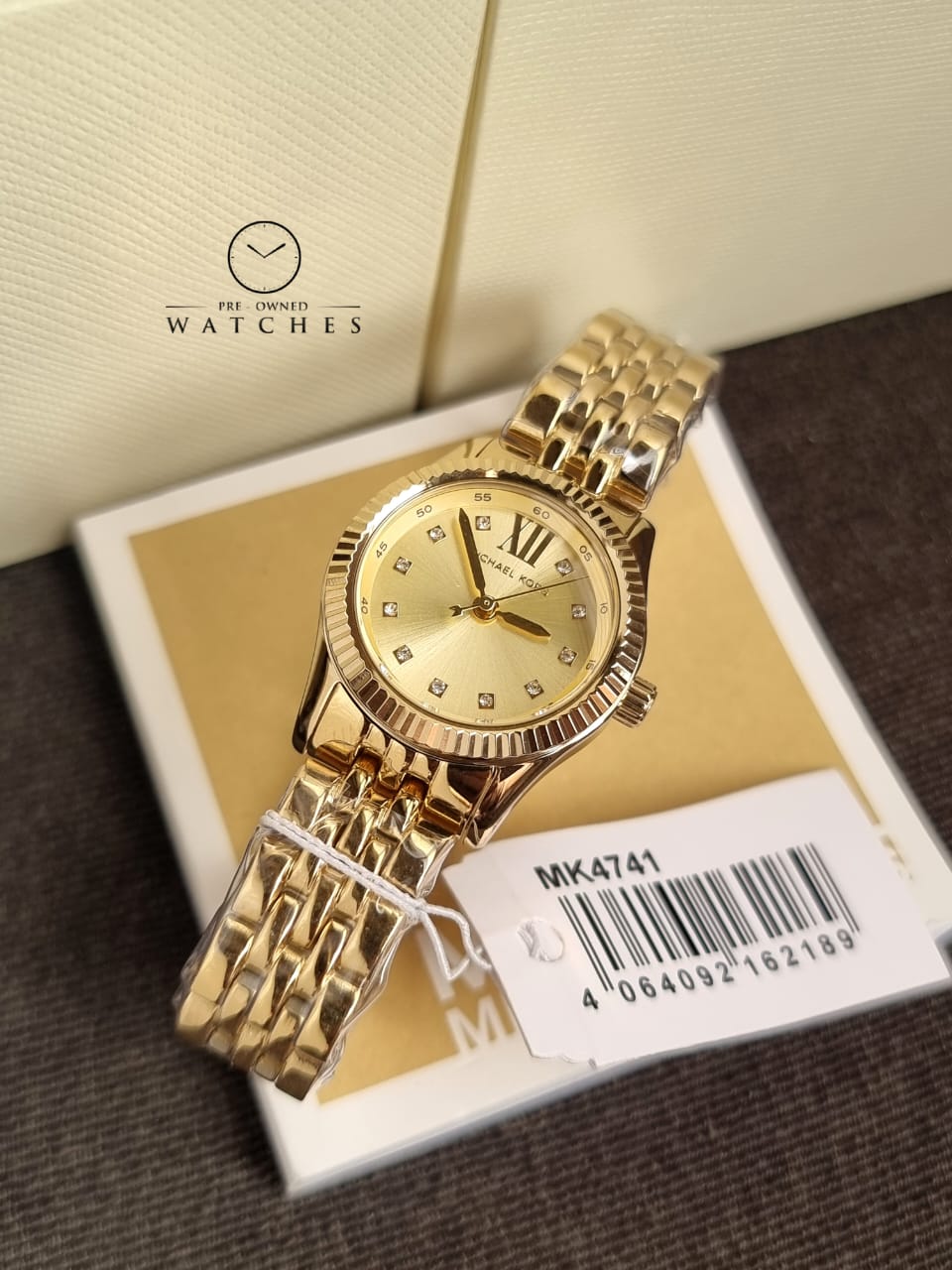 Michael Kors Lexington Three-Hand Gold-Tone MK4741 Stainless Steel Watch