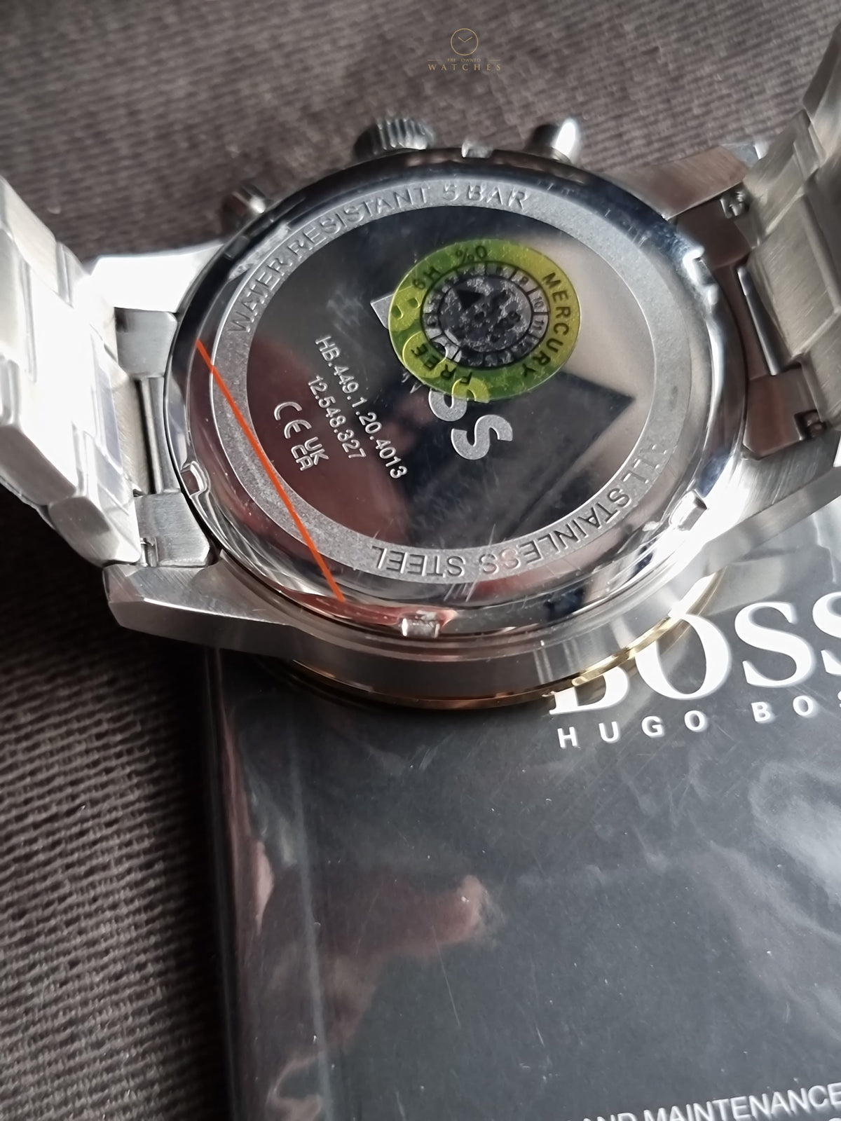 Hugo Boss Two-tone Stainless Steel Blue Dial Chronograph Quartz Watch for Gents - 1514163