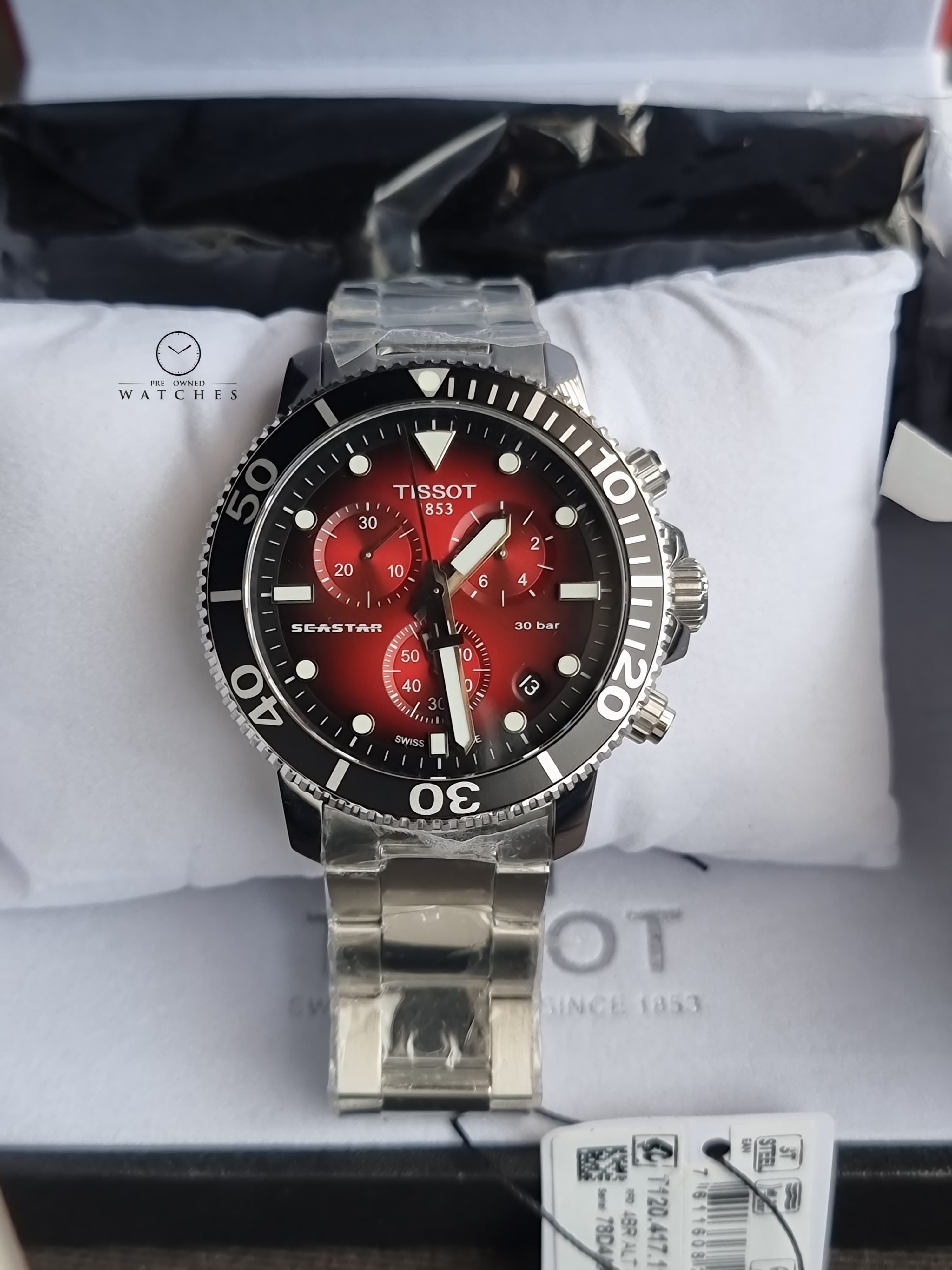 Tissot Seastar 1000 T120.417.11.421.00 Mens Chronograph Watch