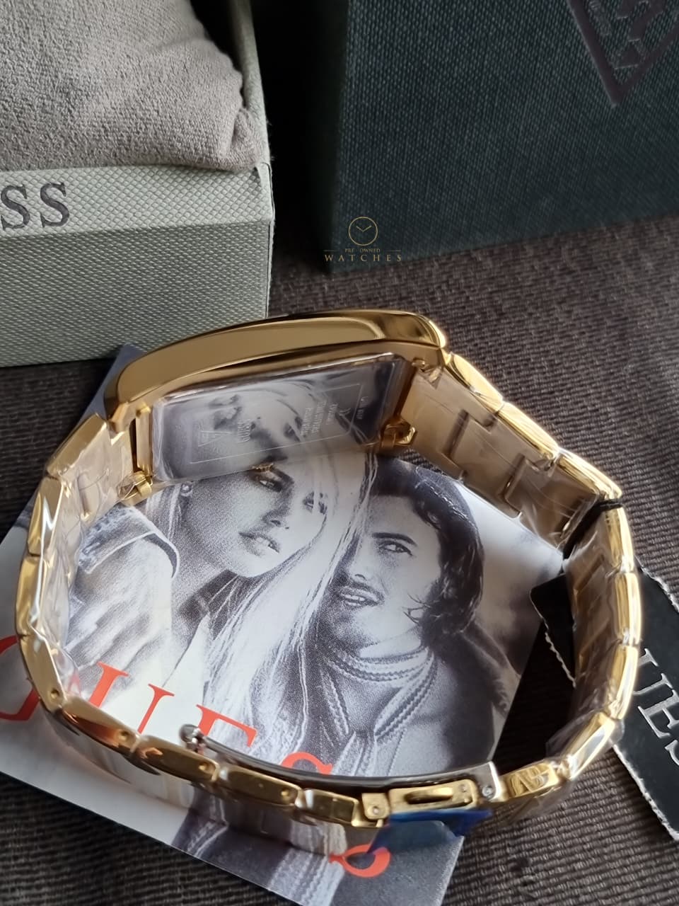 Guess Men's Analogue Quarz Watch with Stainless Steel Strap GW0896G2