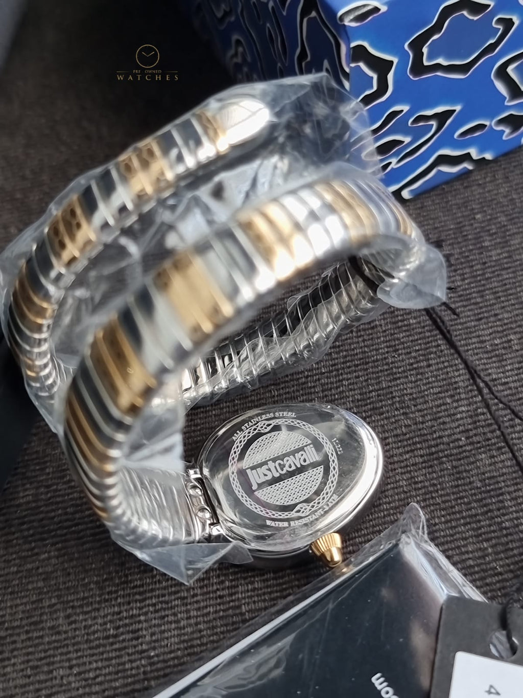 Just Cavalli Signature Snake Ladies Watch JC1L222M0055