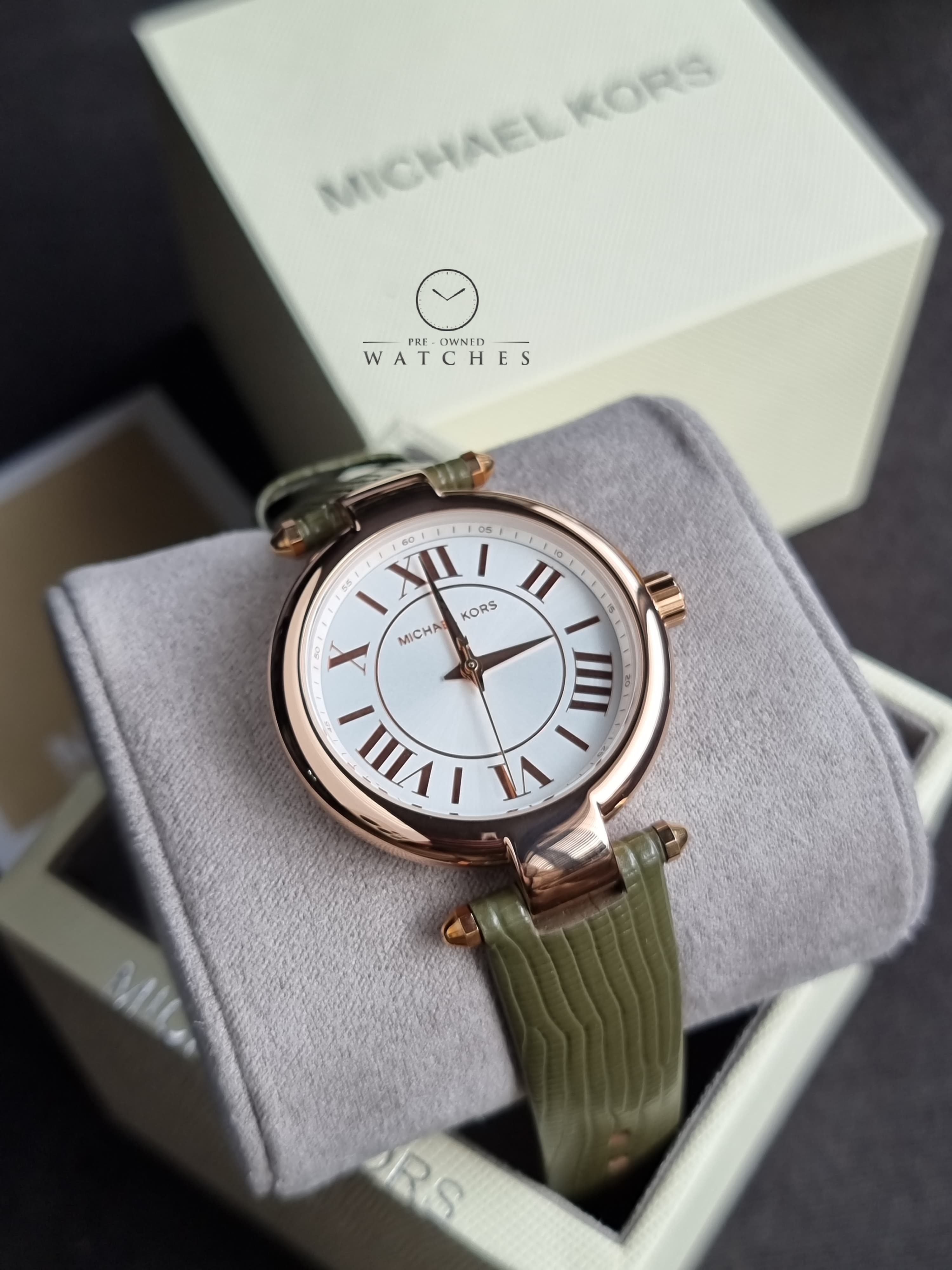 Michael Kors MK4728 Laney 38mm Women's Green Watch