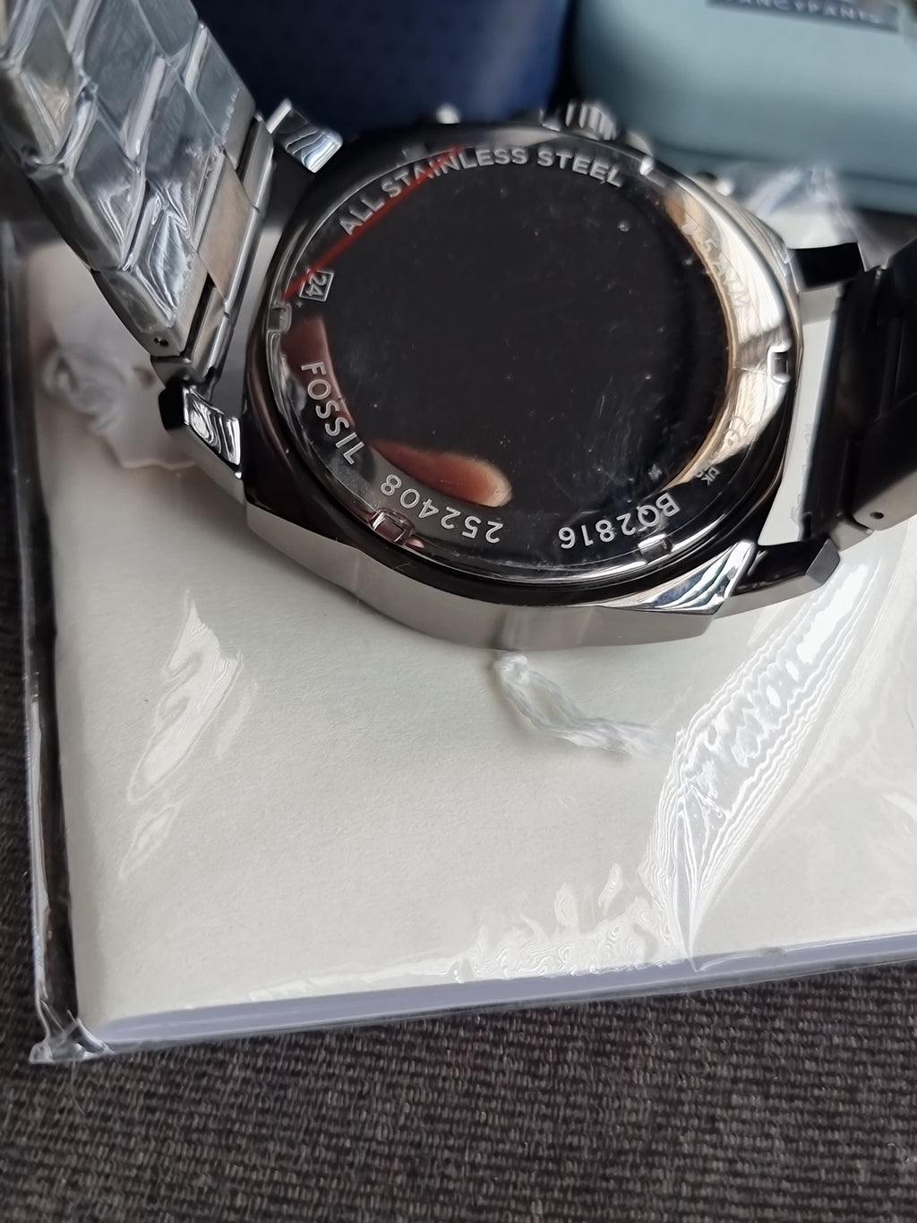 Fossil Men's Analog Quartz Watch with Stainless Steel Strap BQ2816